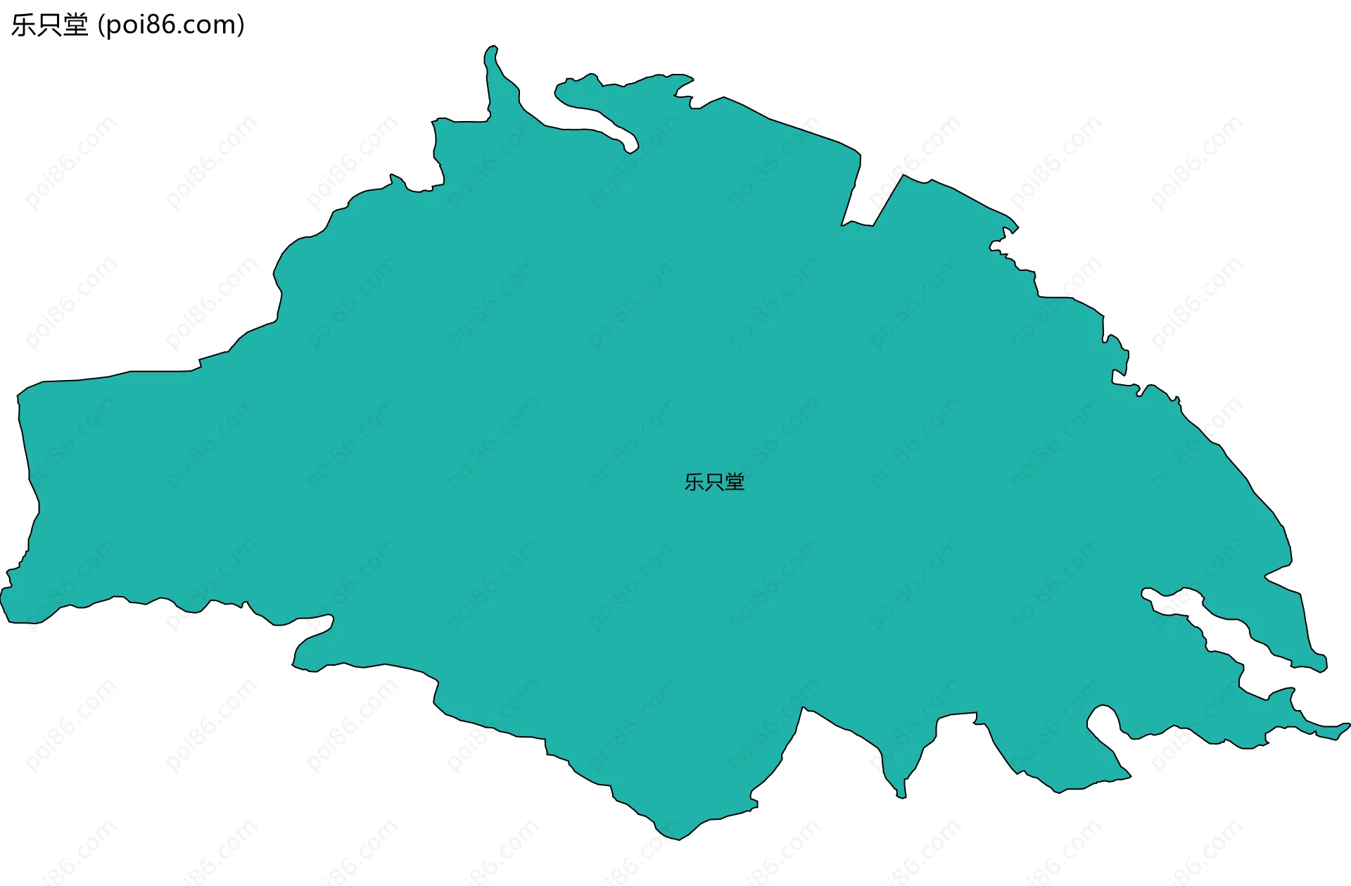 乐只堂边界地图