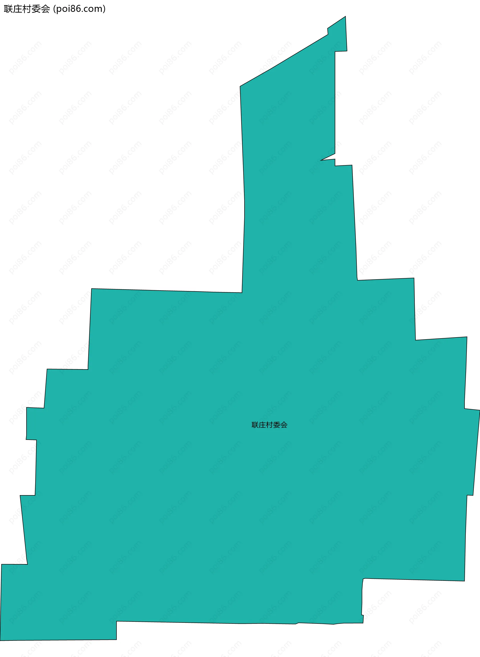 联庄村委会边界地图