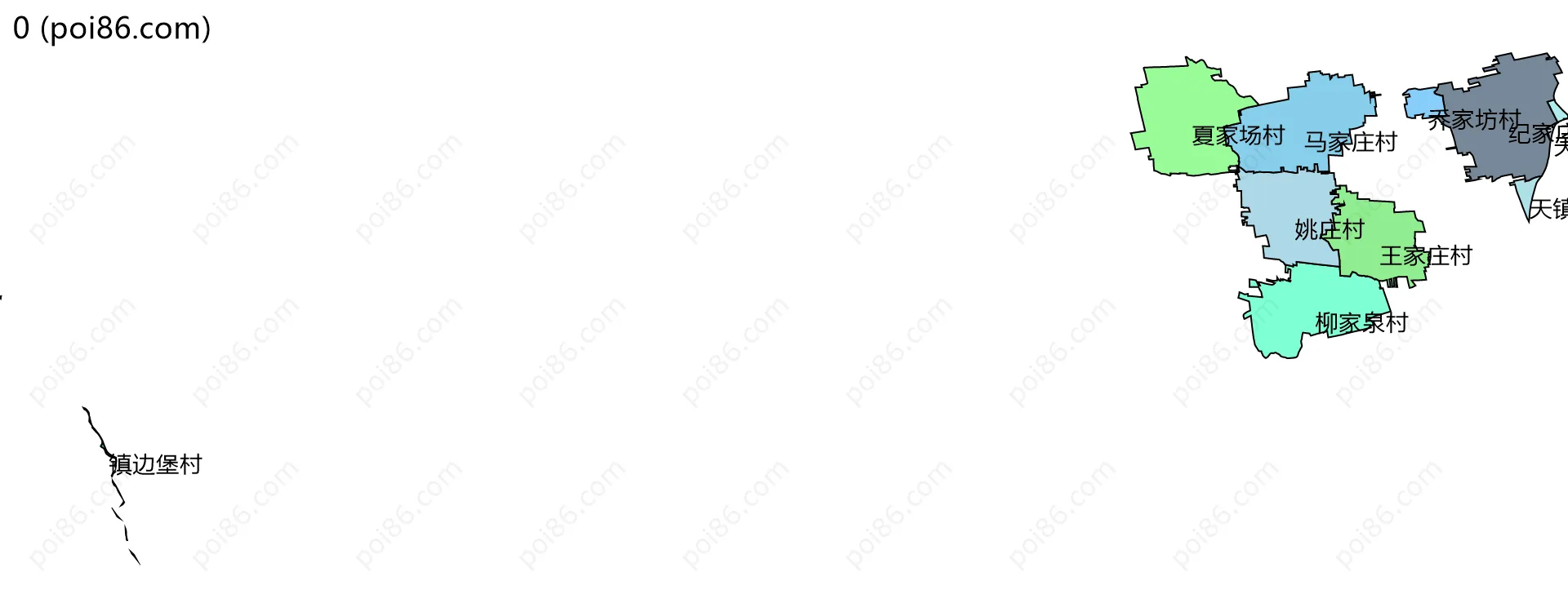 0边界地图(五级行政区划)