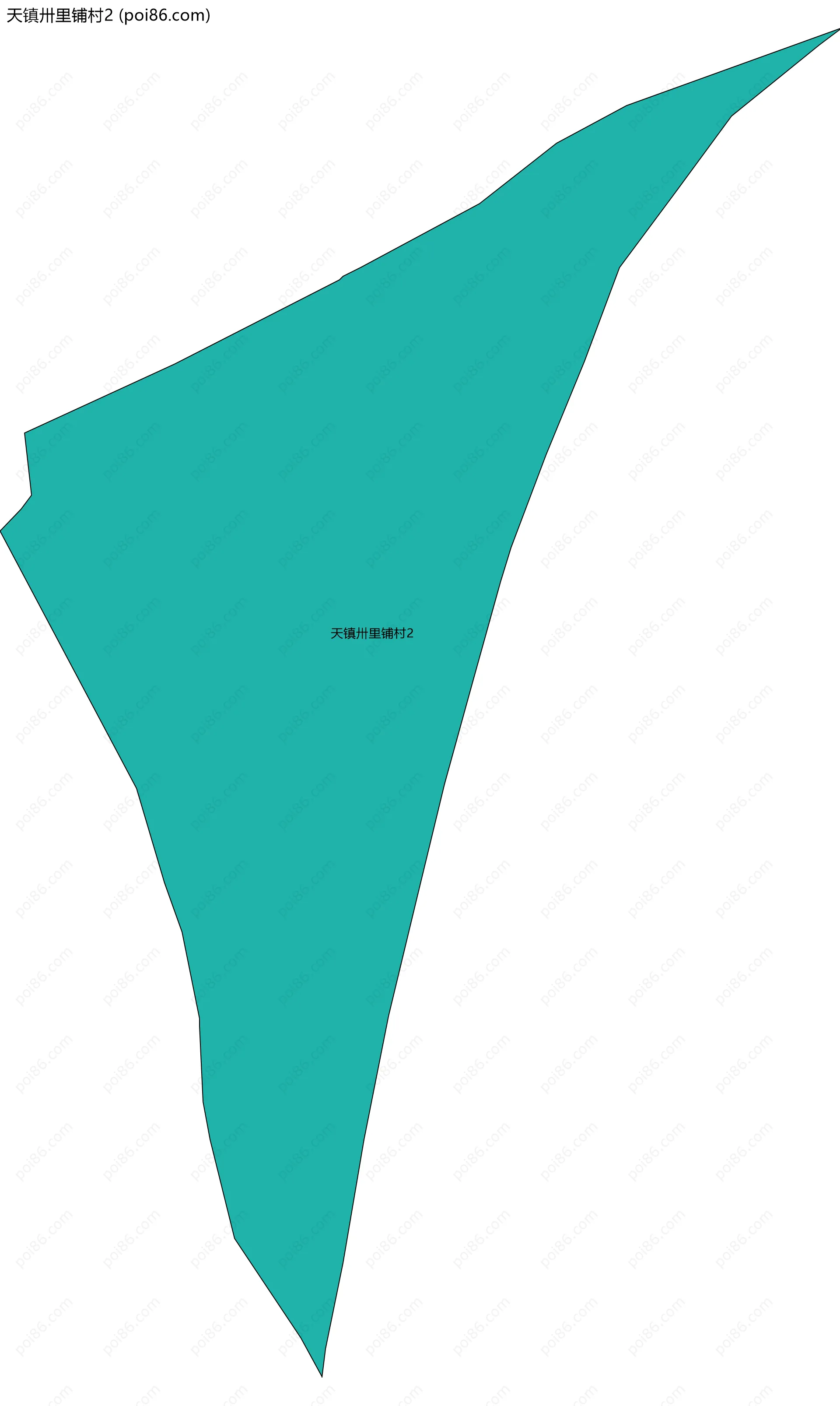 天镇卅里铺村2边界地图