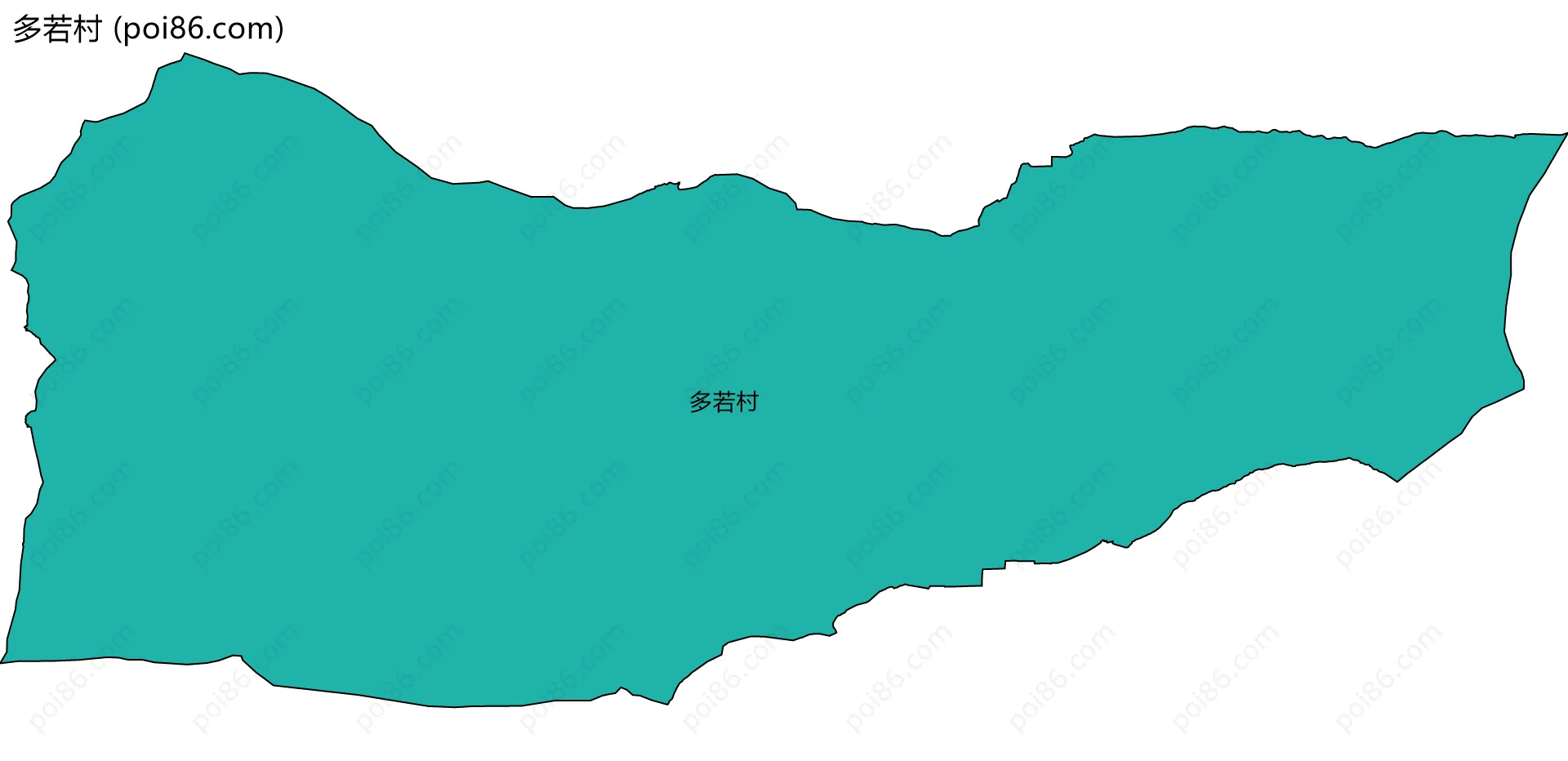 多若村边界地图