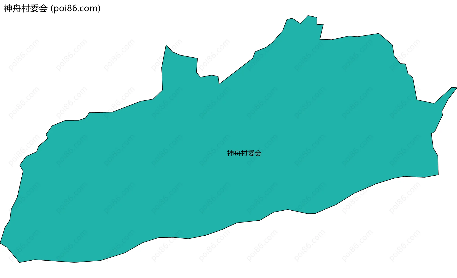 神舟村委会边界地图