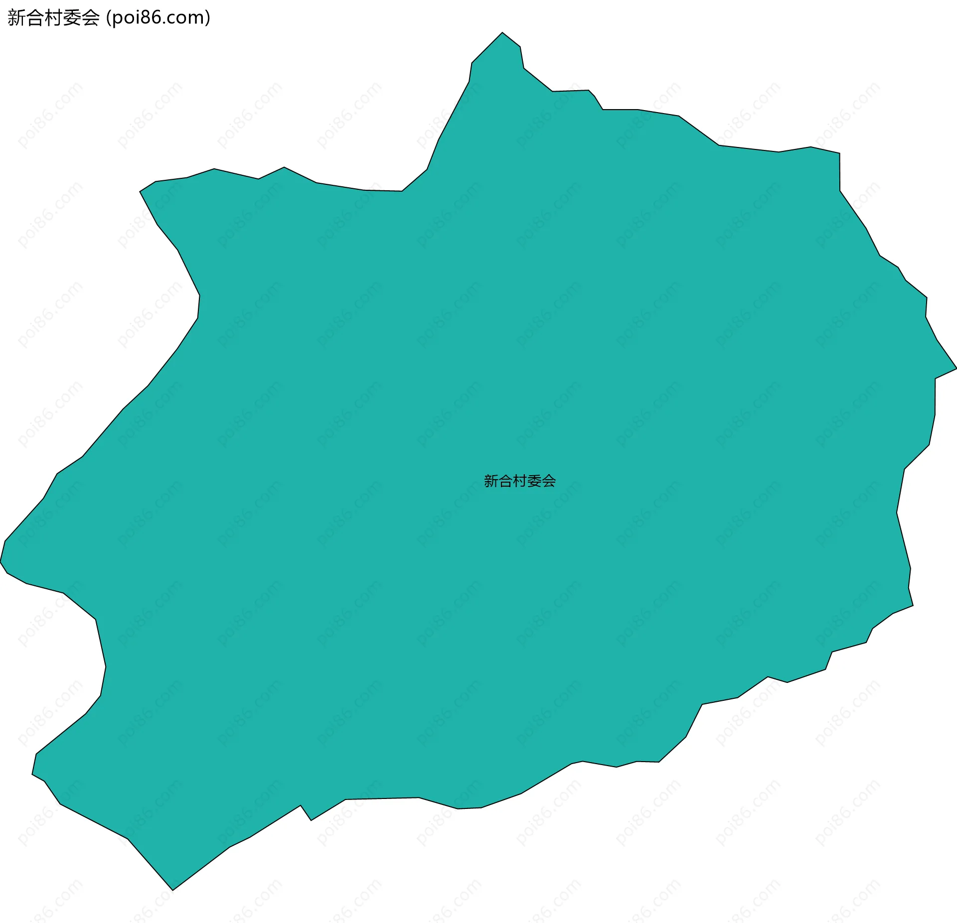 新合村委会边界地图