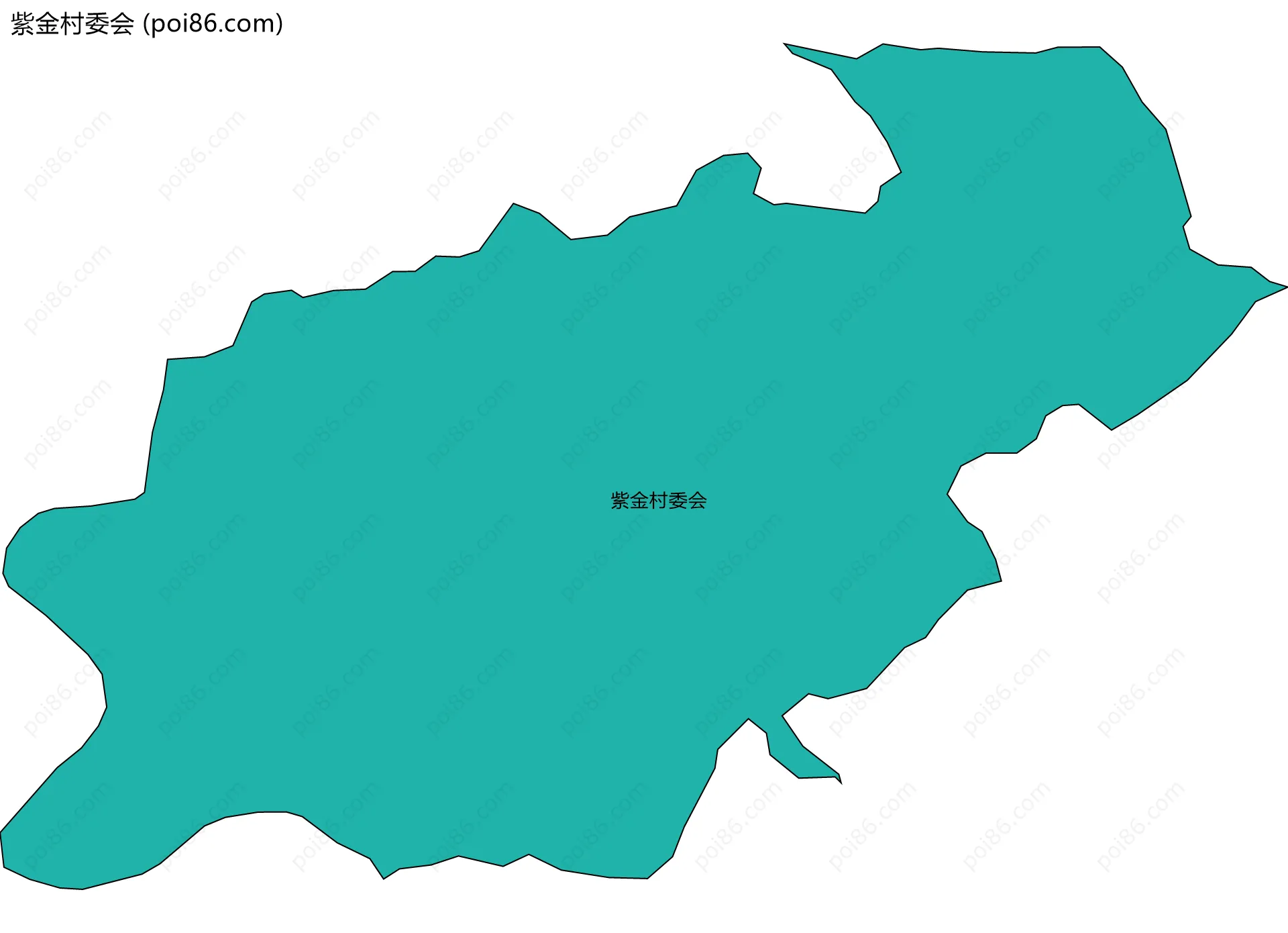 紫金村委会边界地图