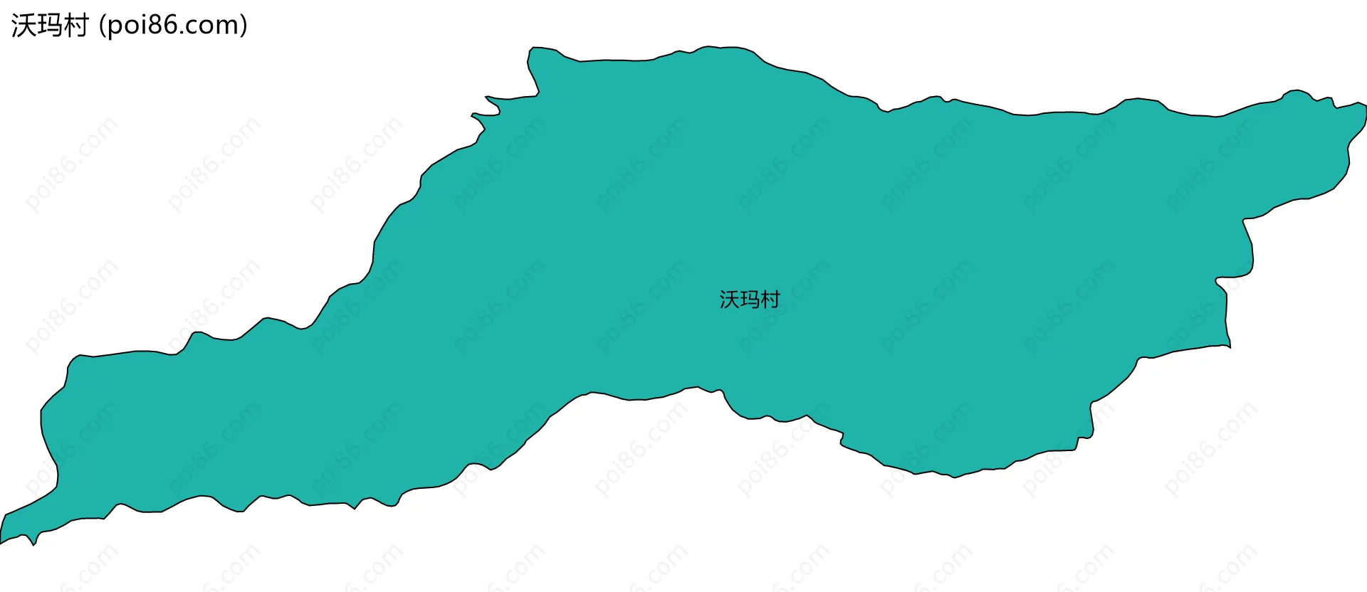 沃玛村边界地图