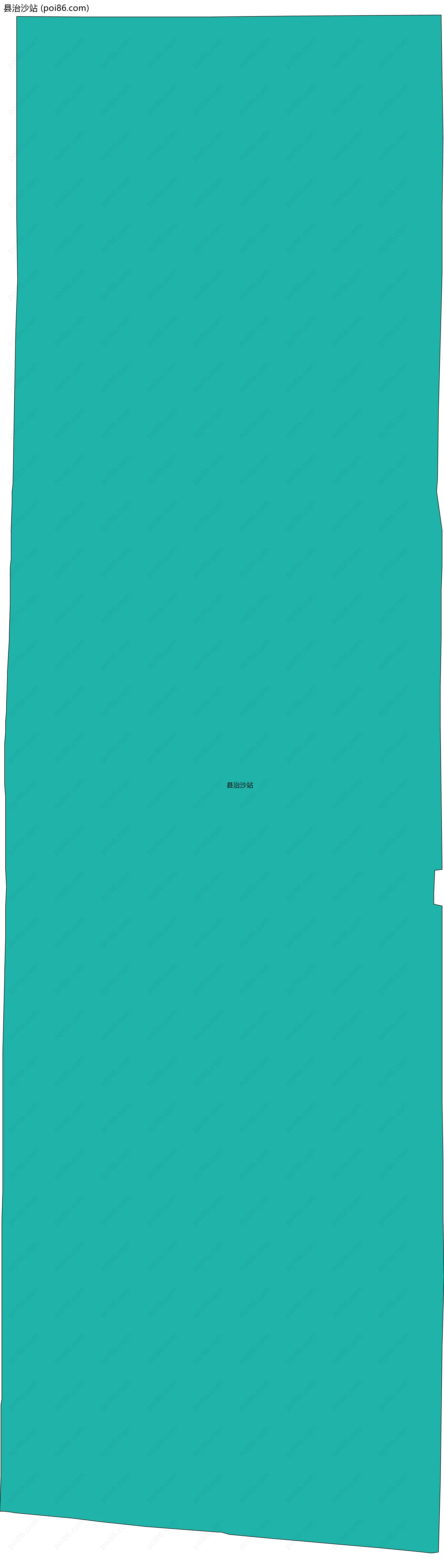 县治沙站边界地图