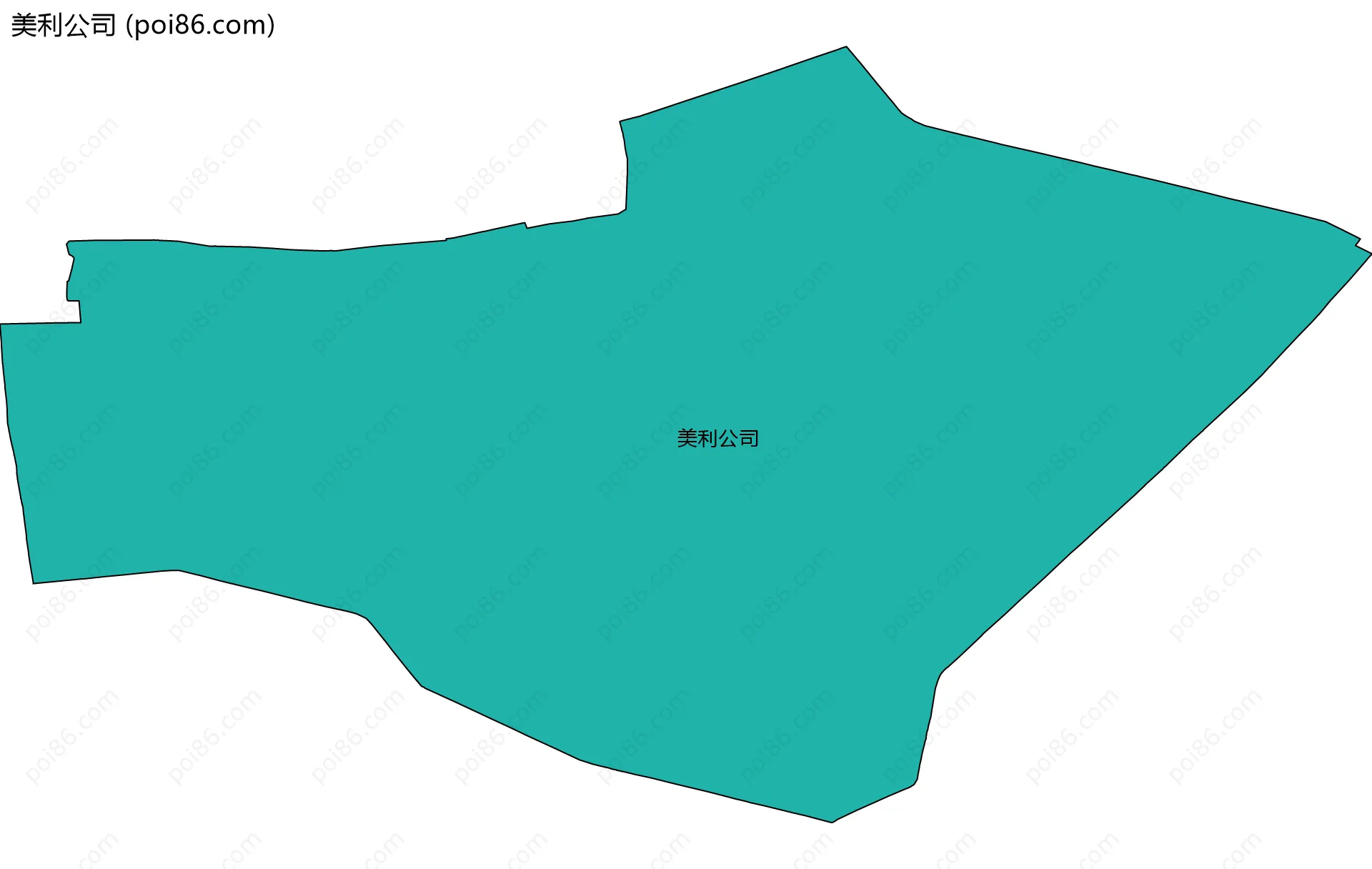 美利公司边界地图