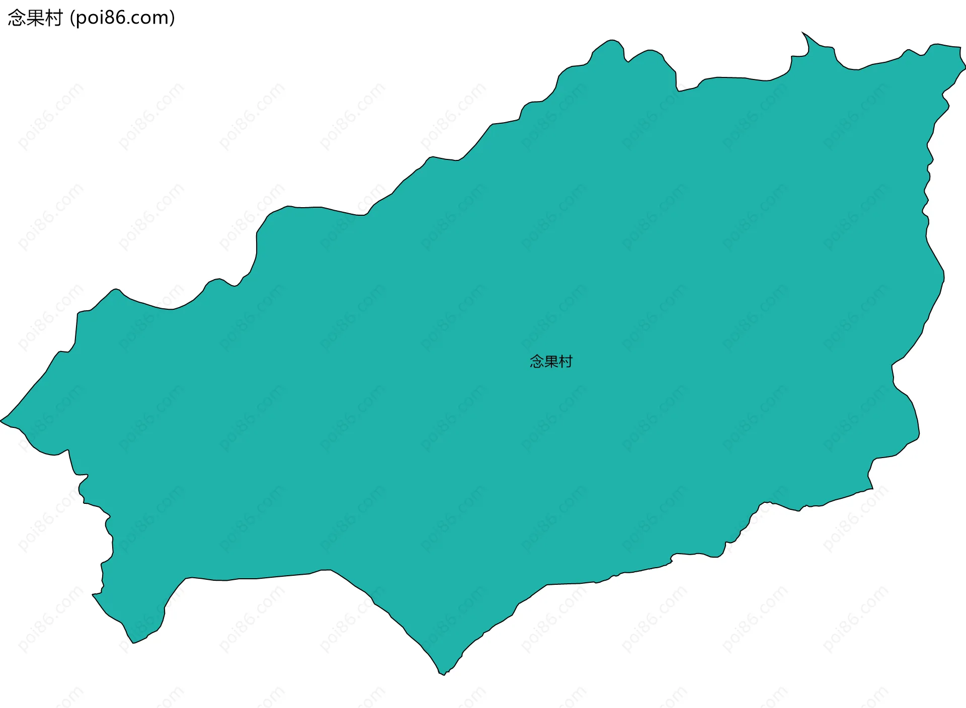 念果村边界地图