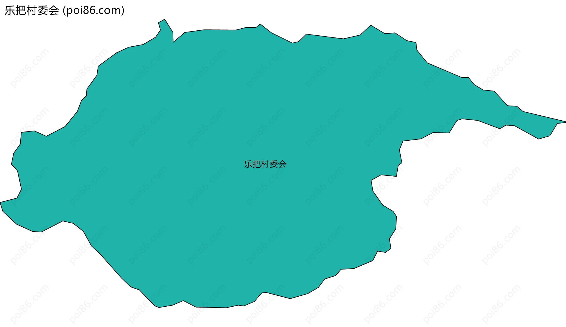 乐把村委会边界地图