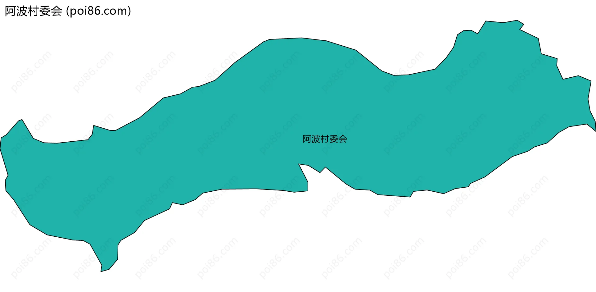 阿波村委会边界地图