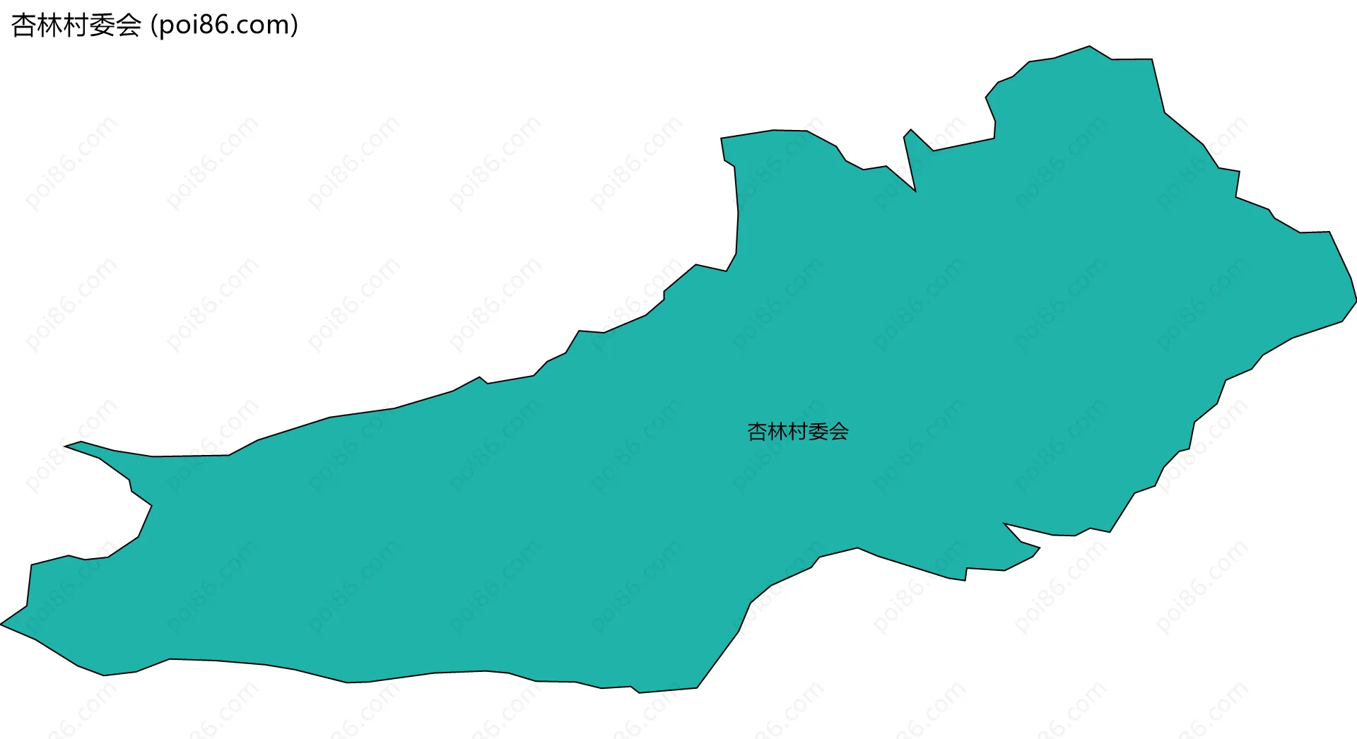 杏林村委会边界地图