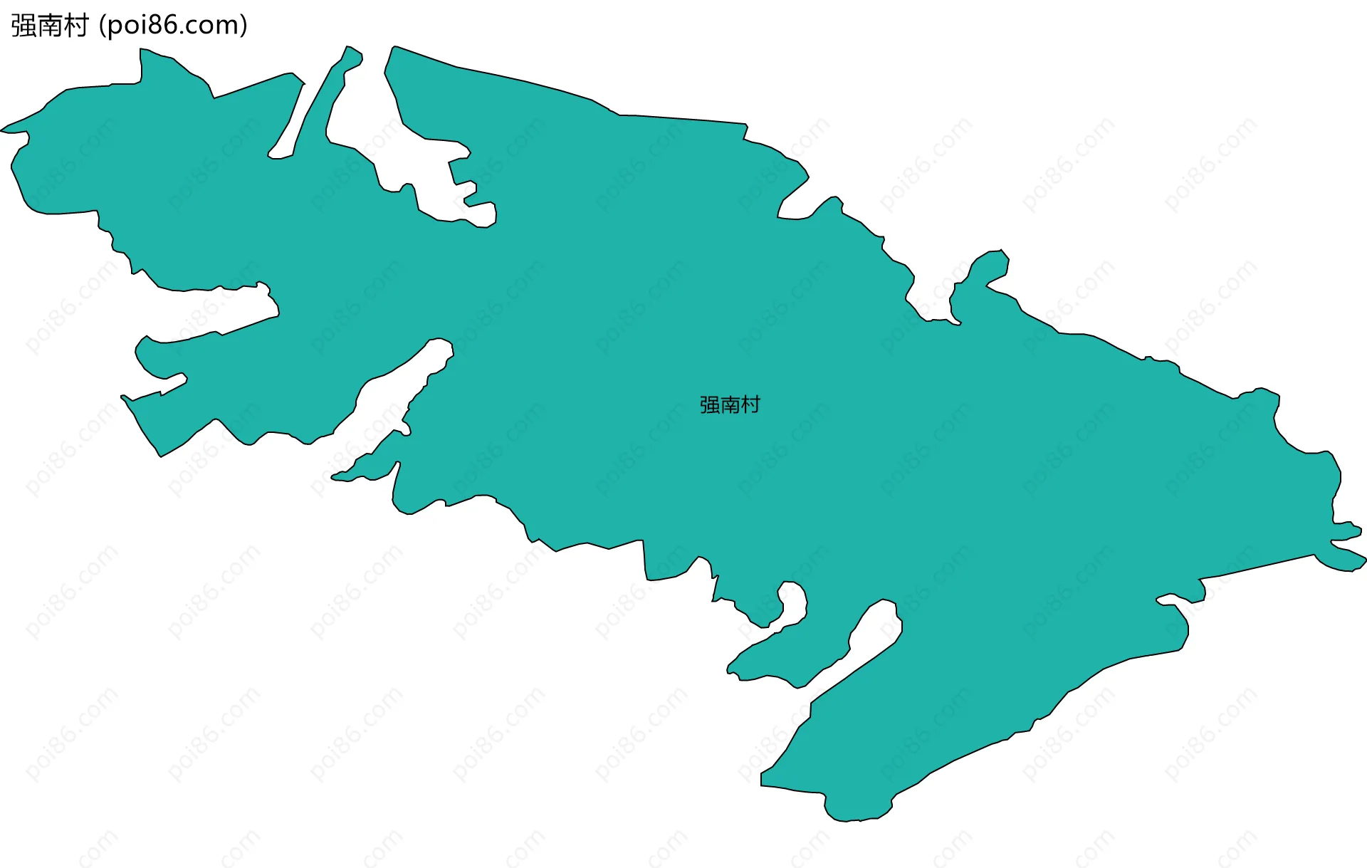 强南村边界地图