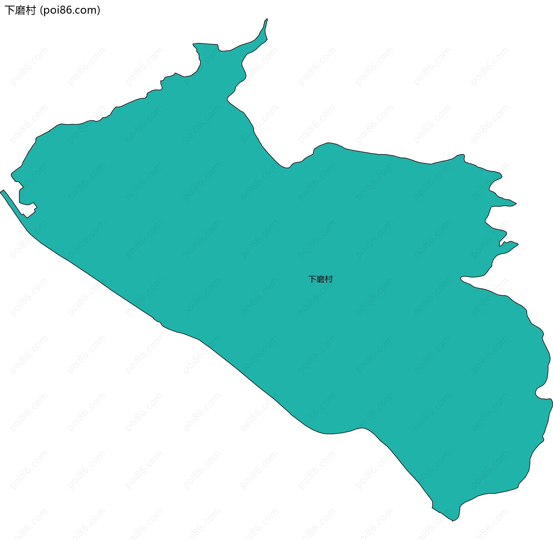 下磨村边界地图