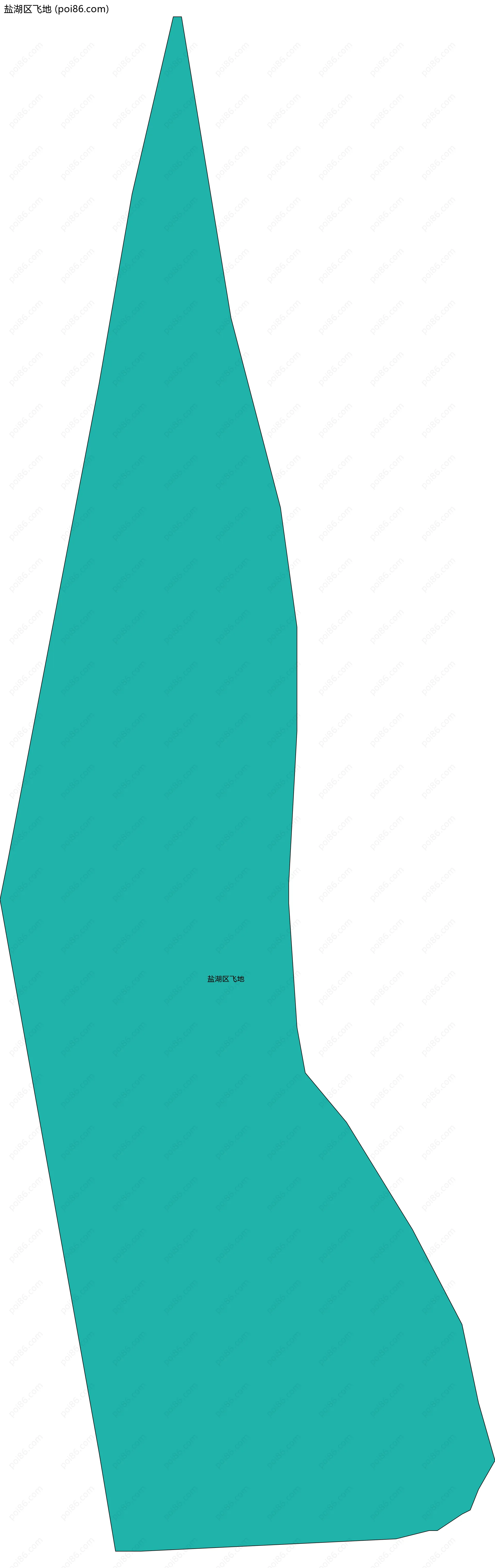 盐湖区飞地边界地图