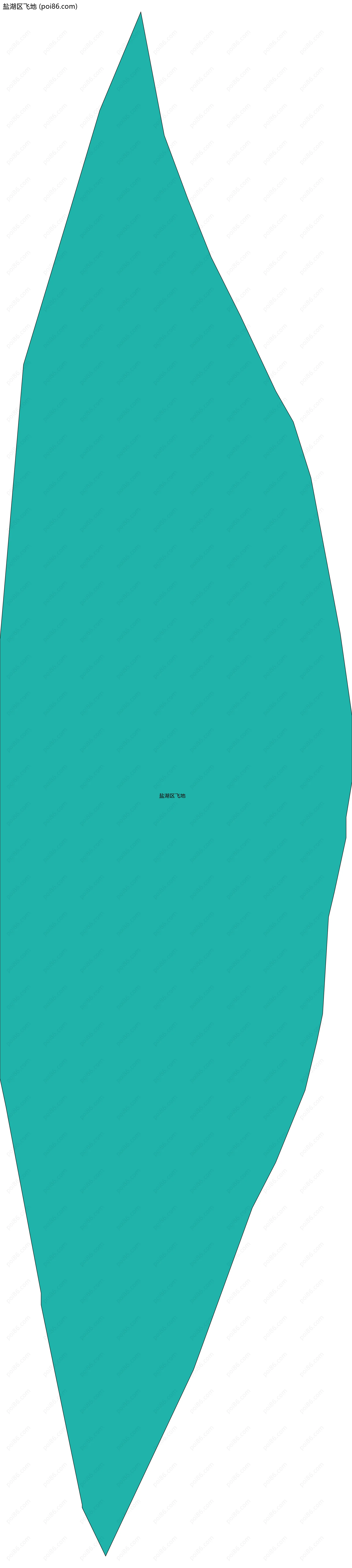 盐湖区飞地边界地图