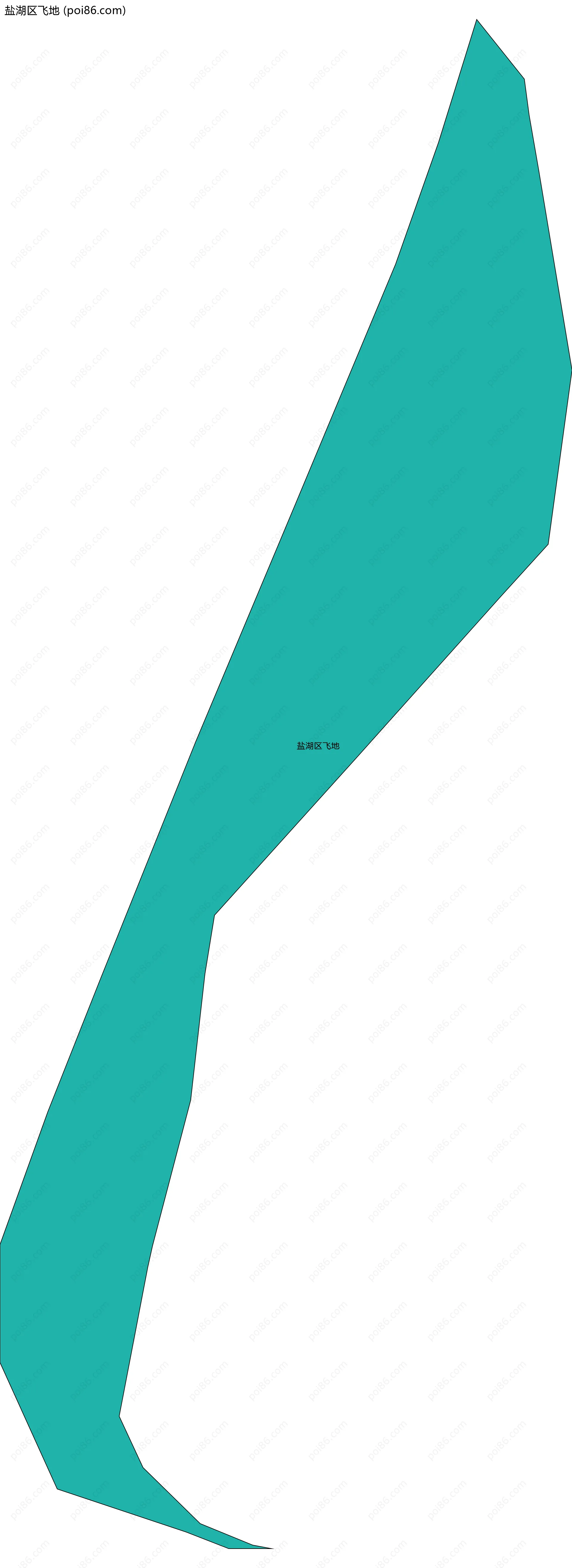 盐湖区飞地边界地图