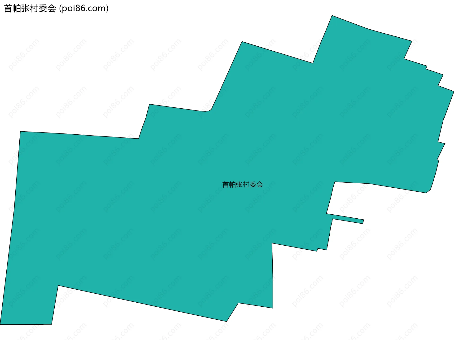 首帕张村委会边界地图