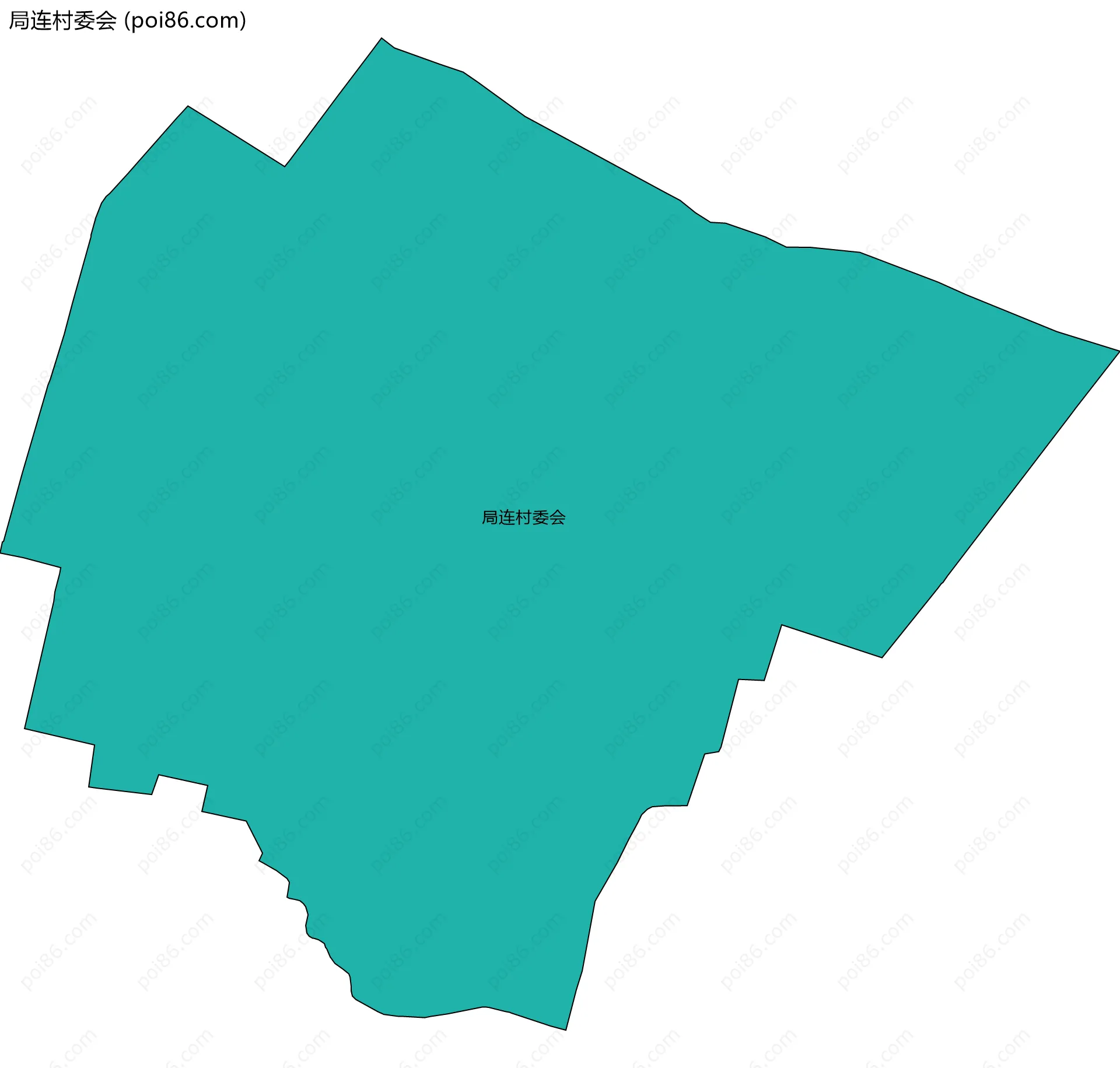 局连村委会边界地图
