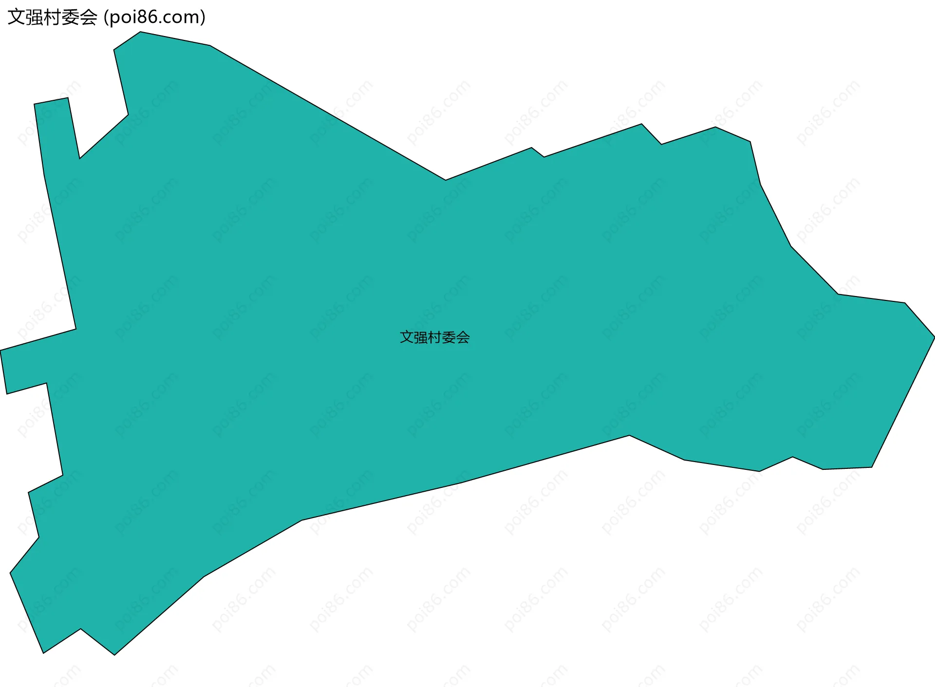 文强村委会边界地图