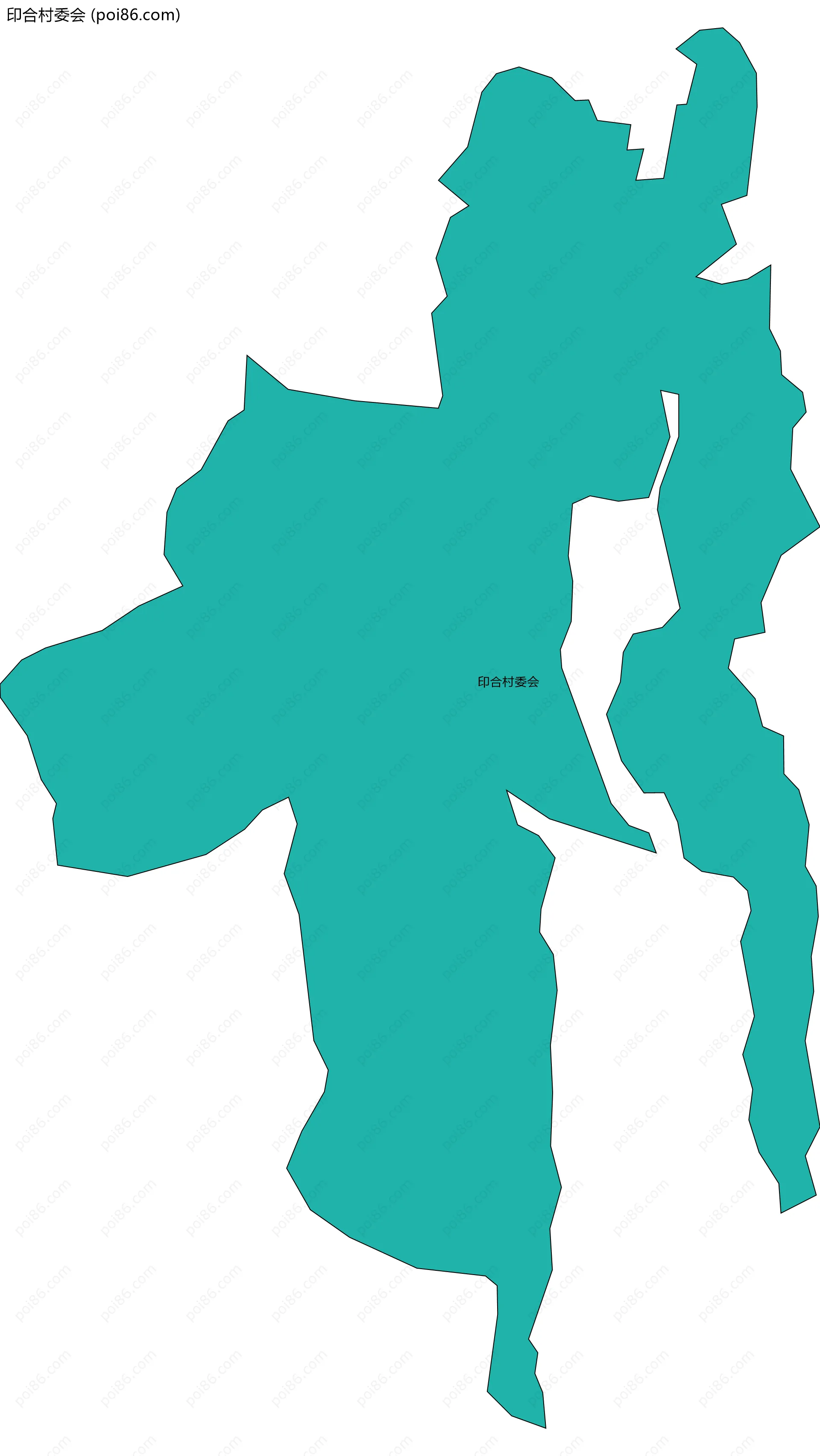 印合村委会边界地图