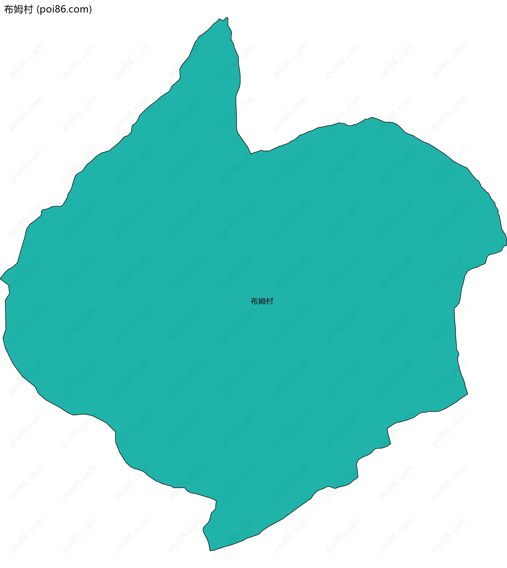 布姆村边界地图