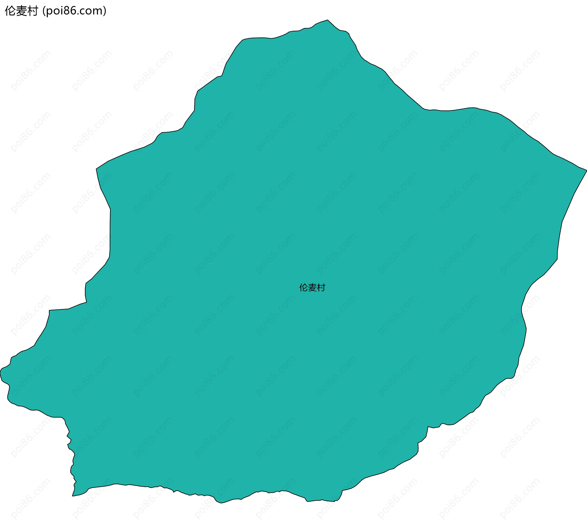 伦麦村边界地图