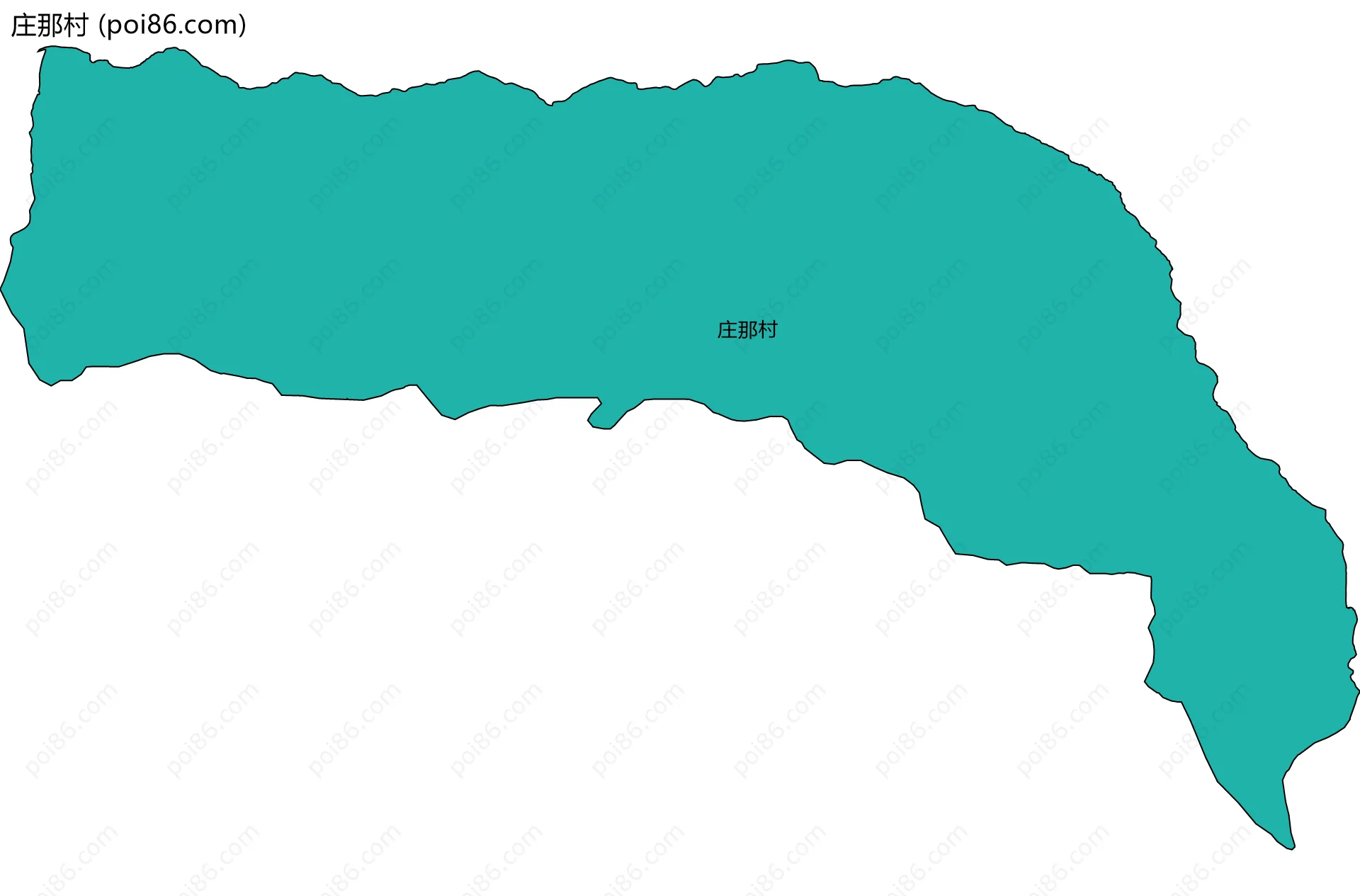 庄那村边界地图