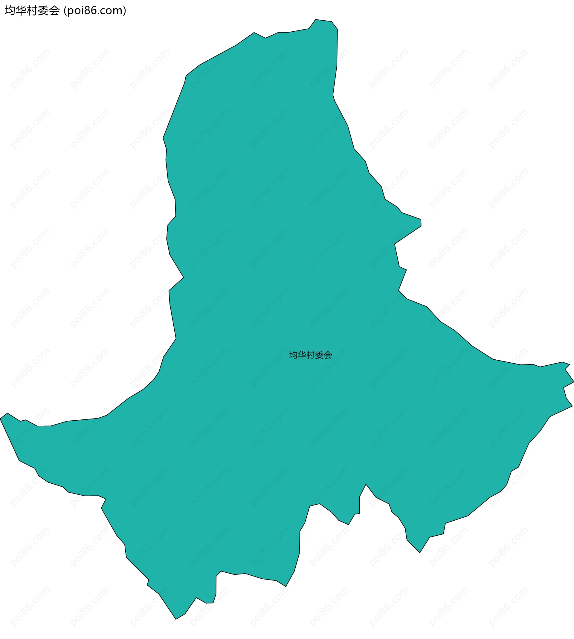 均华村委会边界地图