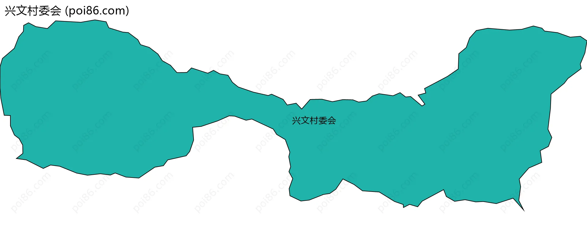 兴文村委会边界地图