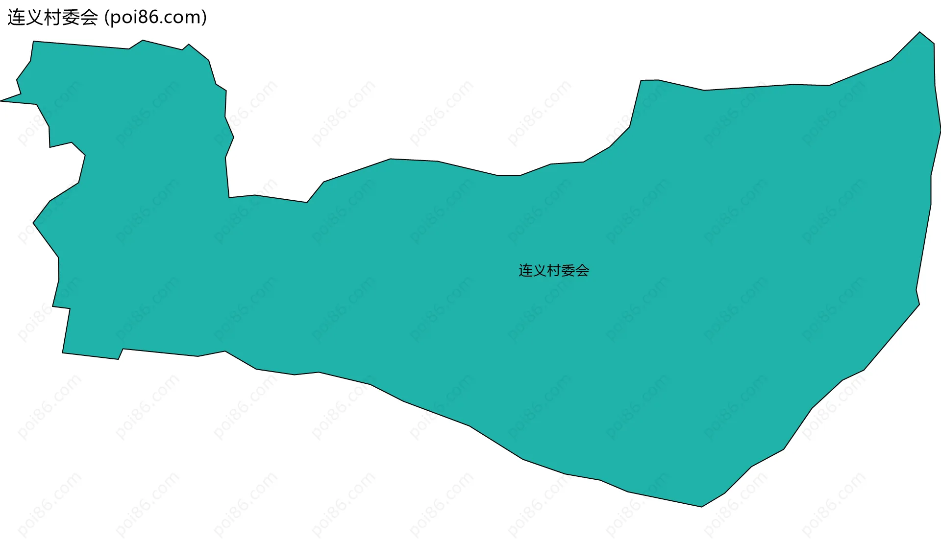 连义村委会边界地图