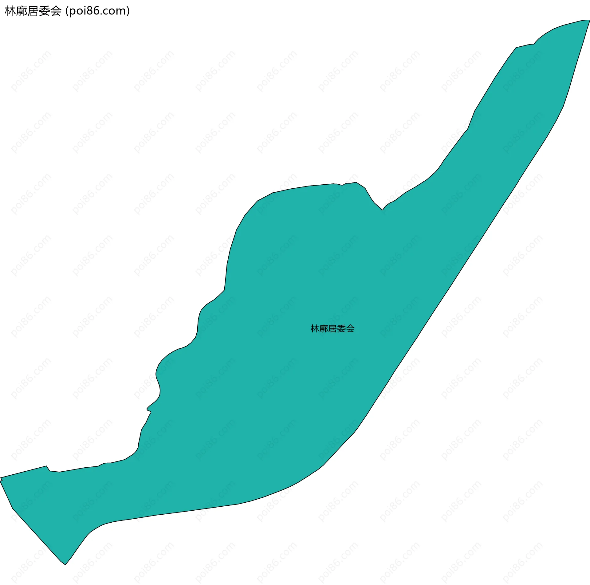 林廓居委会边界地图