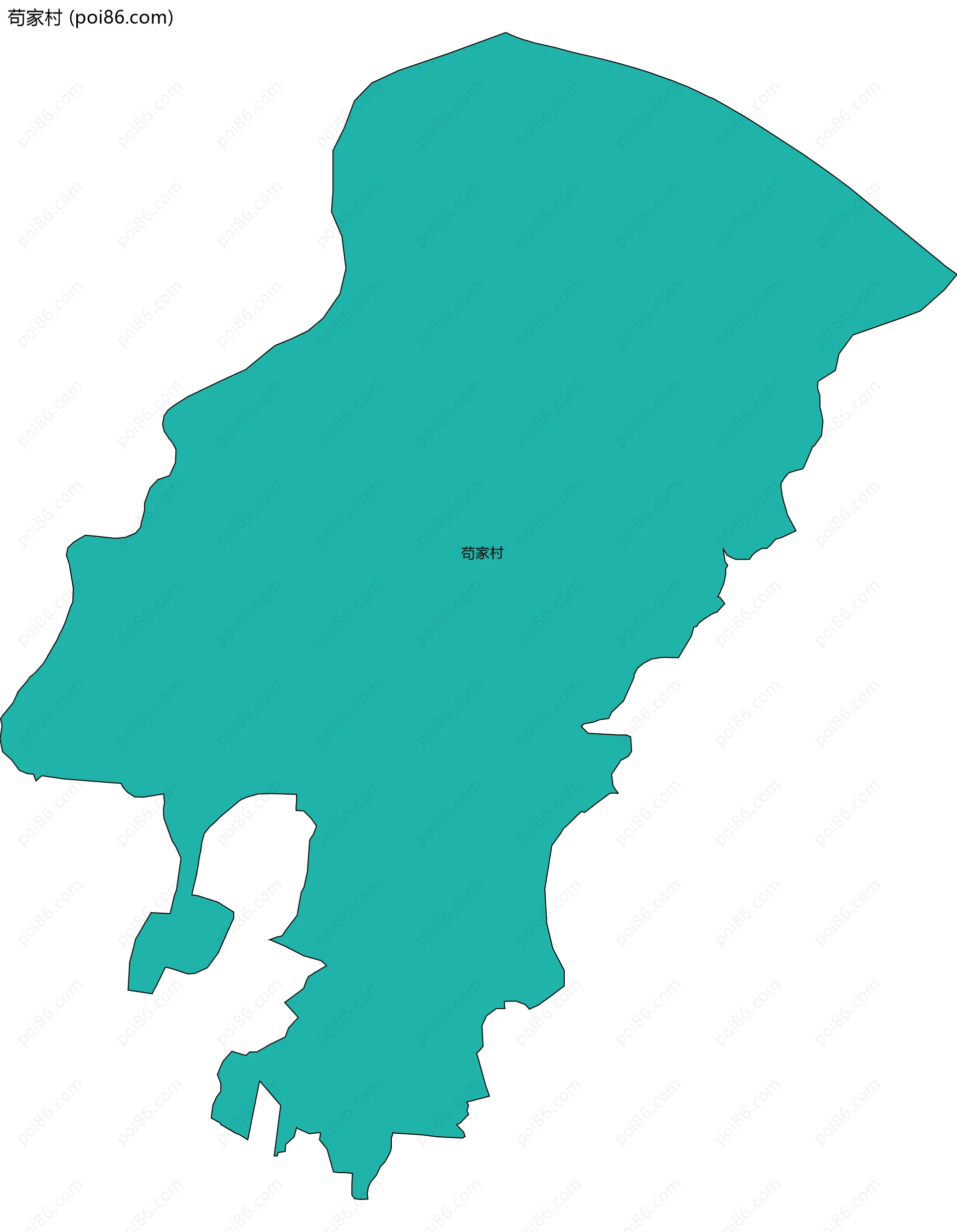 苟家村边界地图