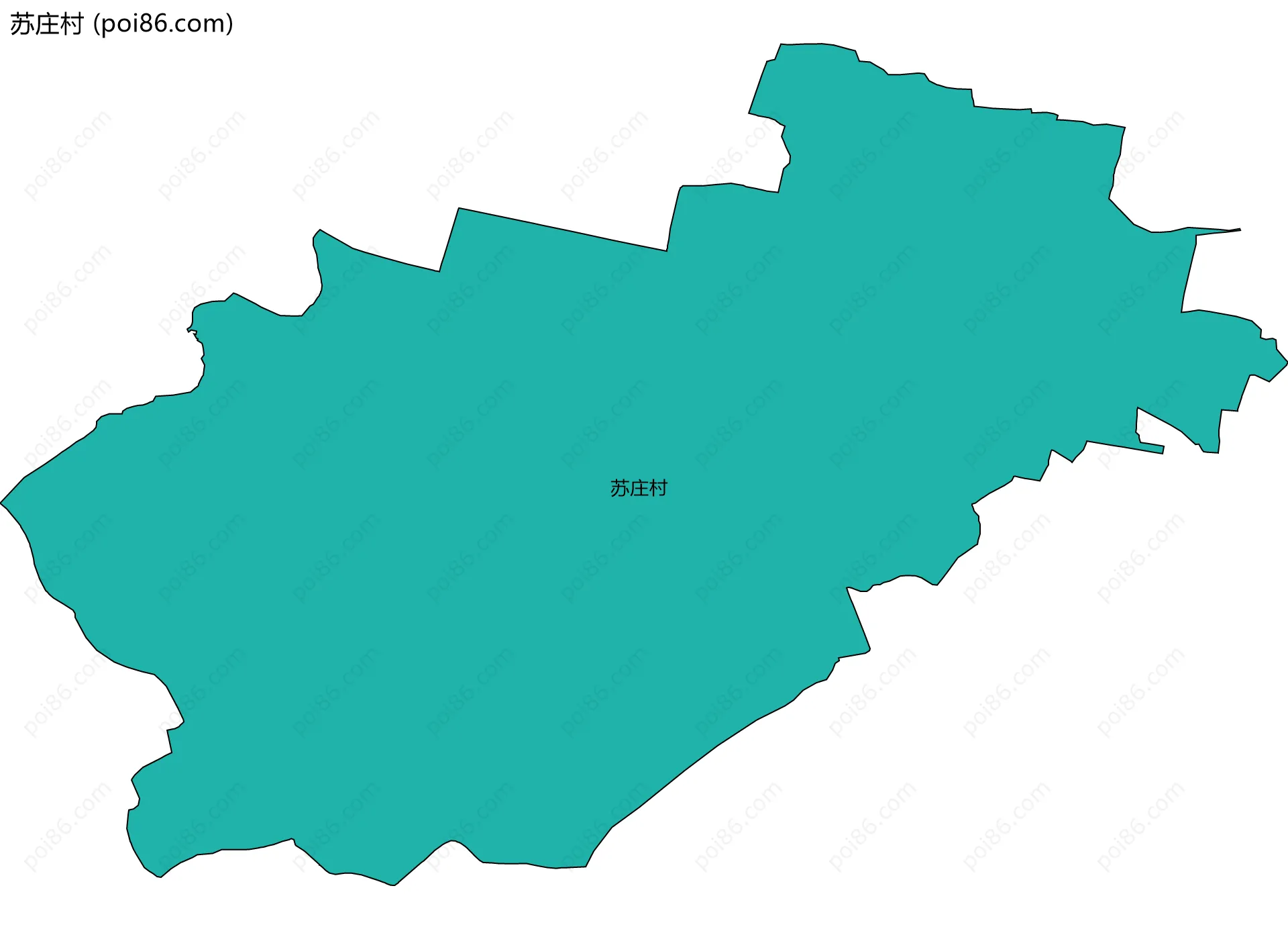 苏庄村边界地图