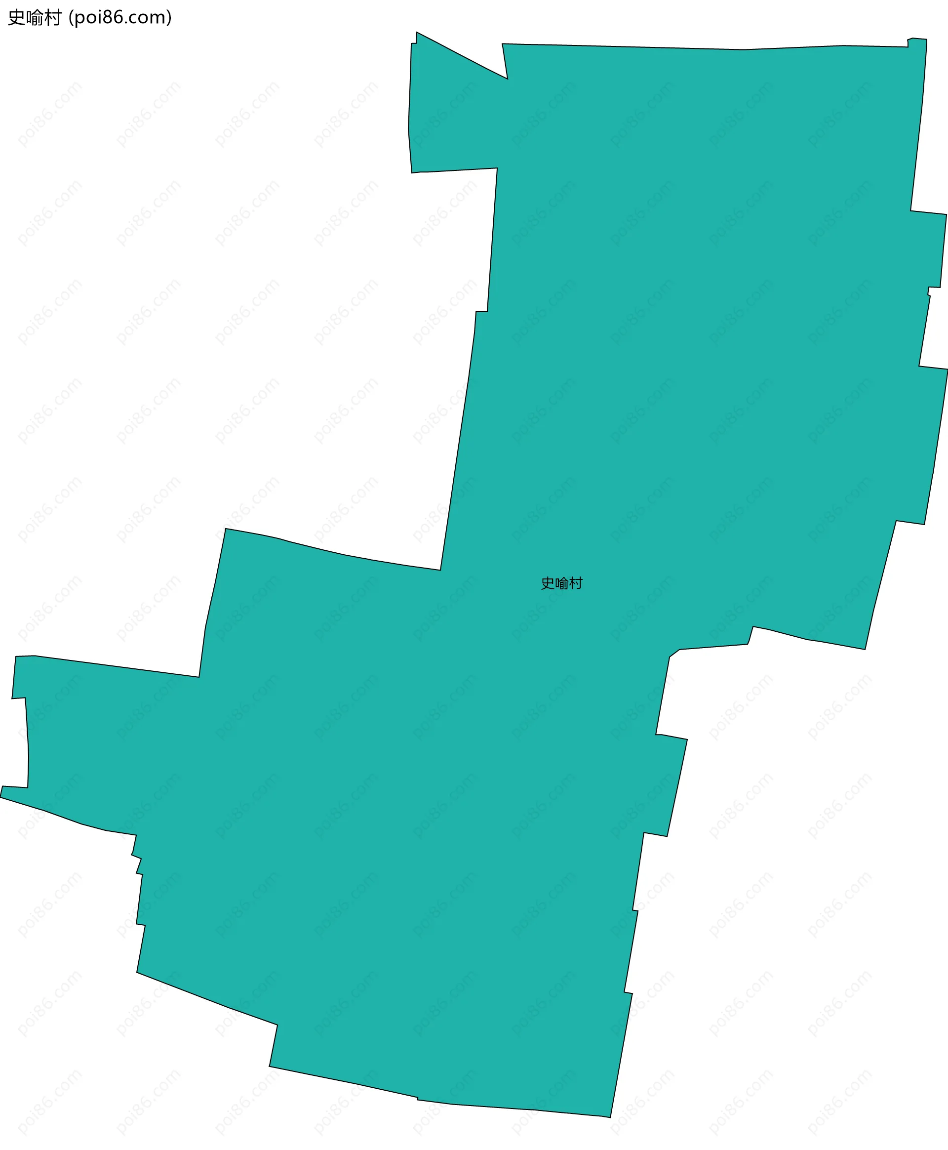 史喻村边界地图