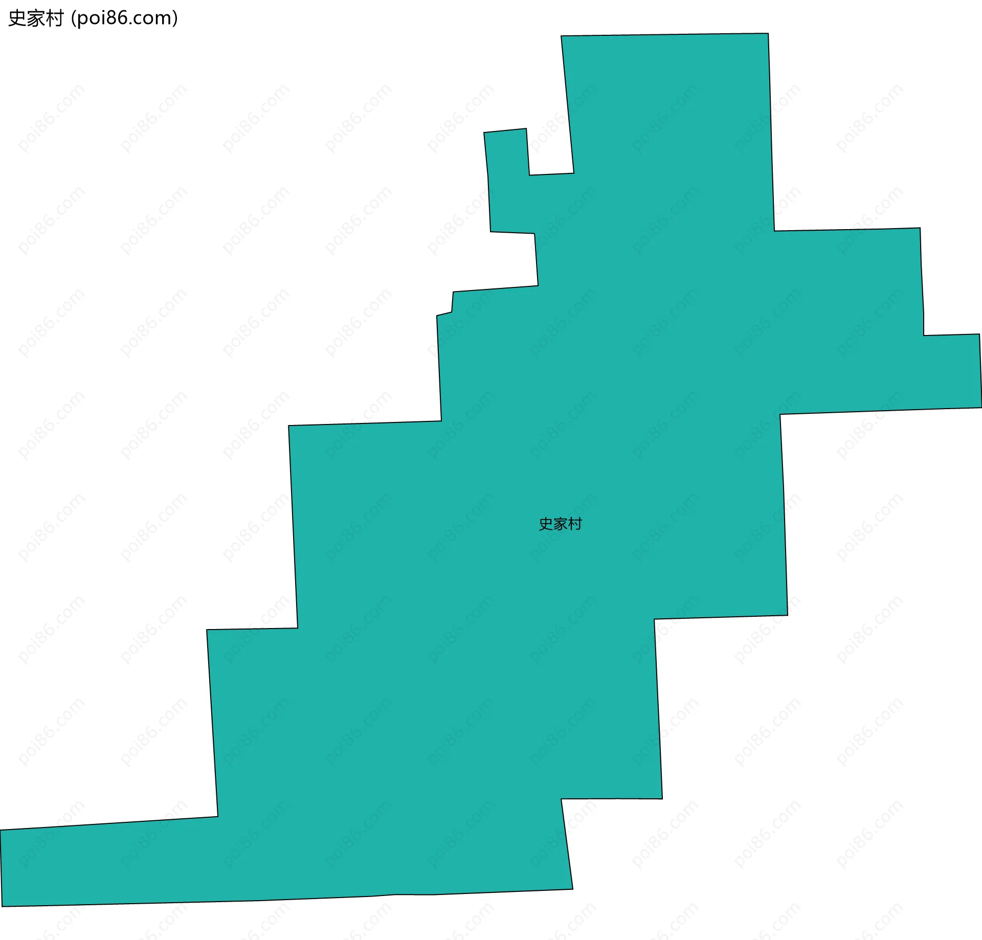 史家村边界地图