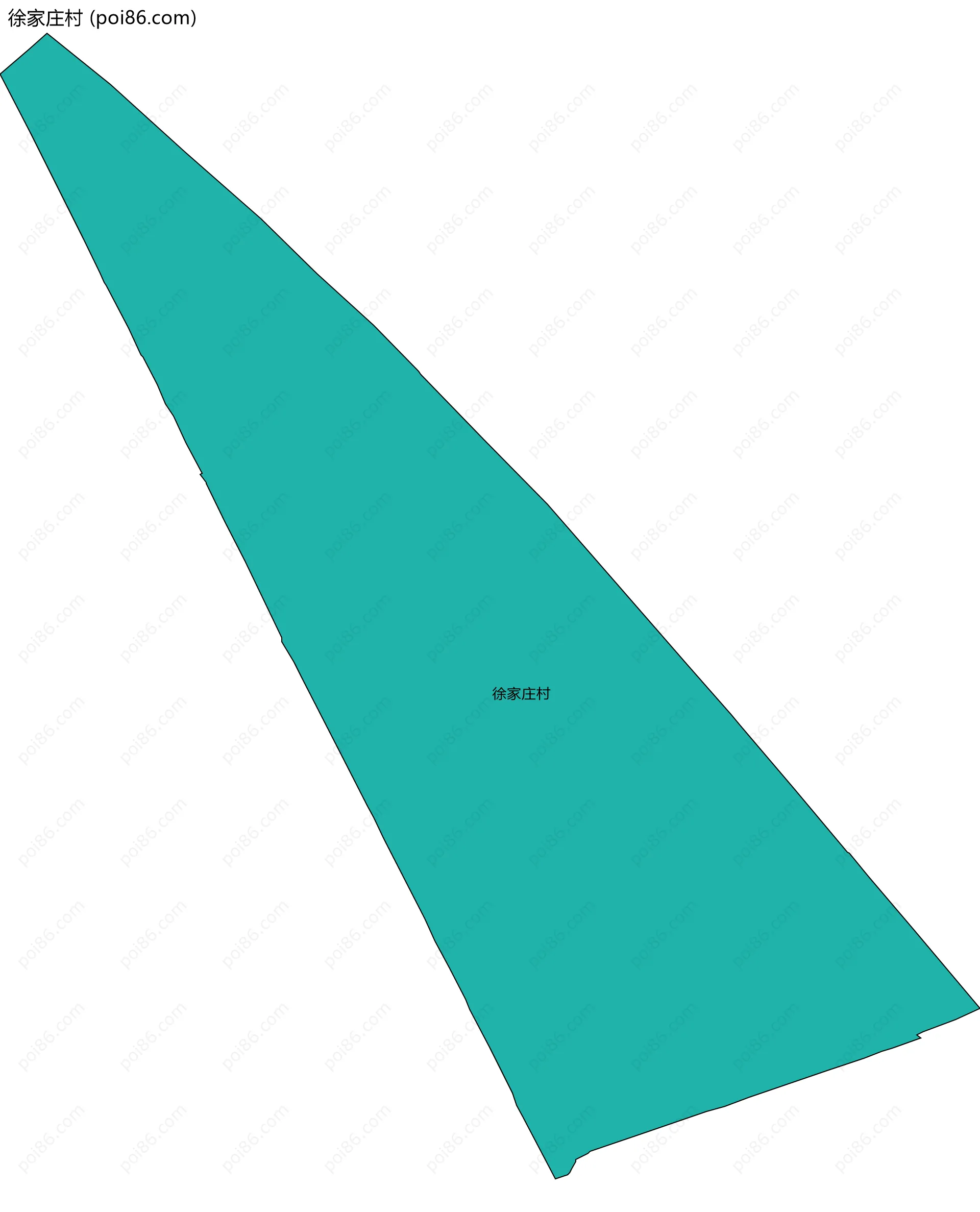 徐家庄村边界地图