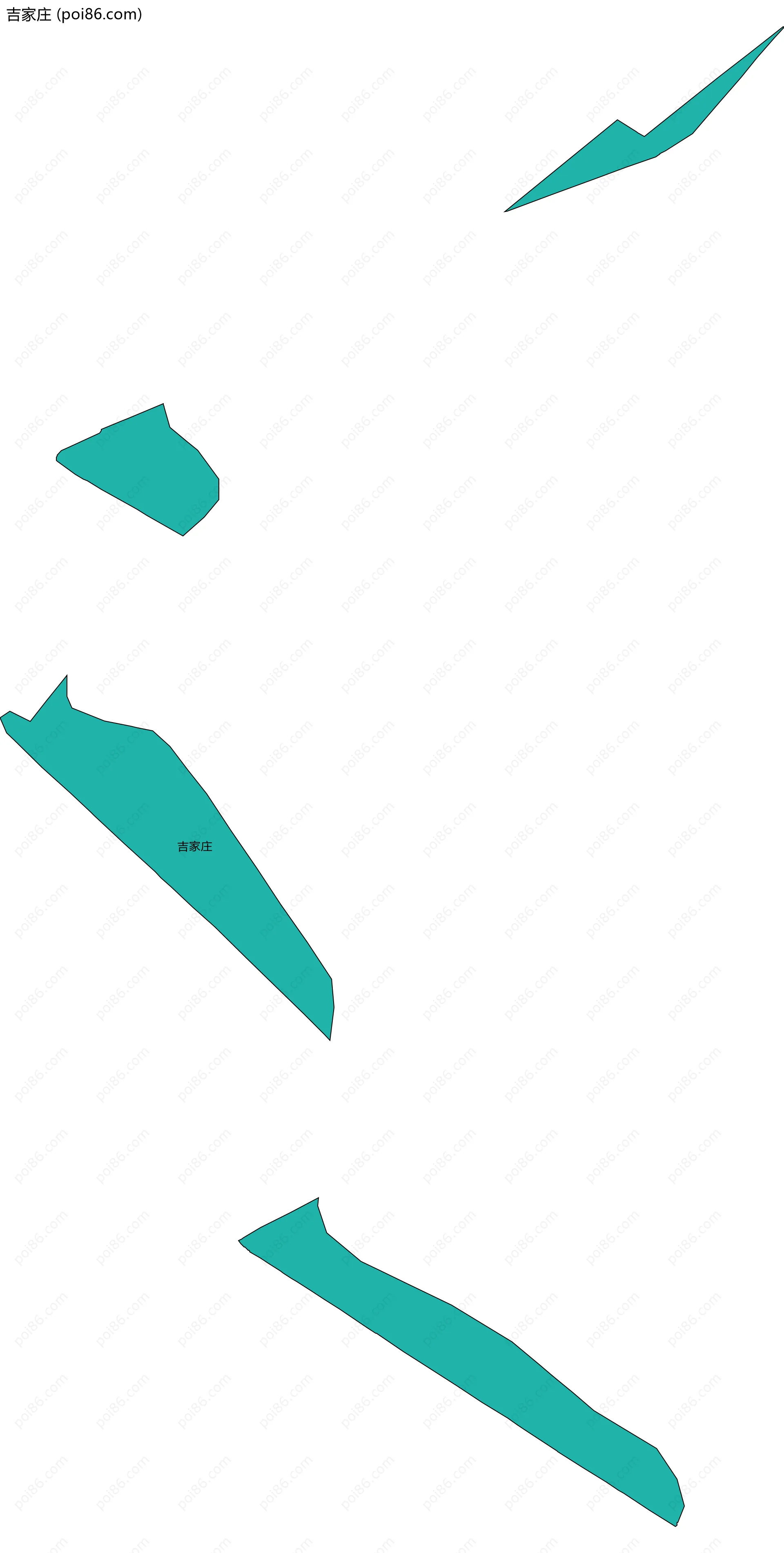 吉家庄边界地图