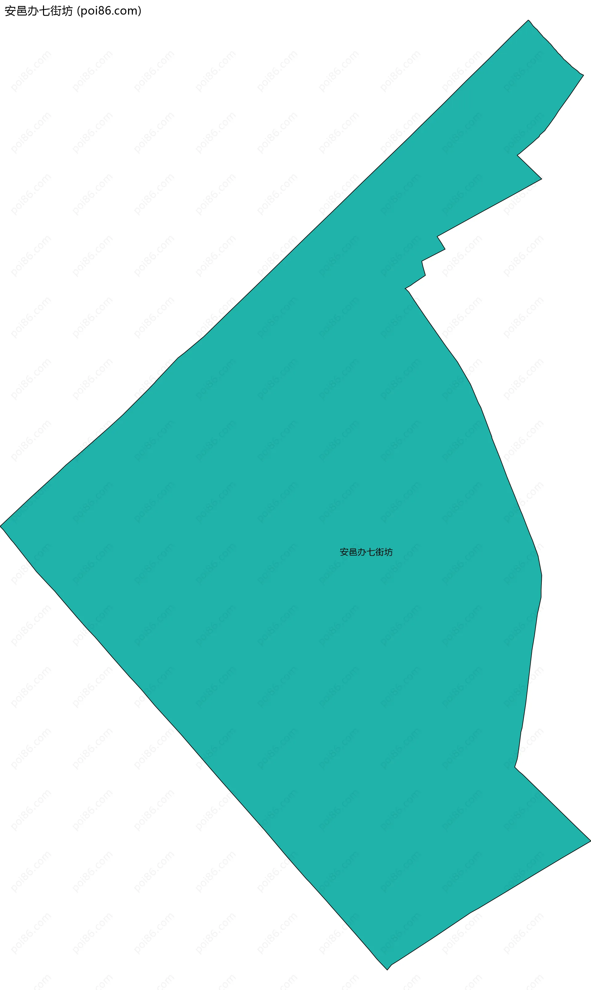 安邑办七街坊边界地图