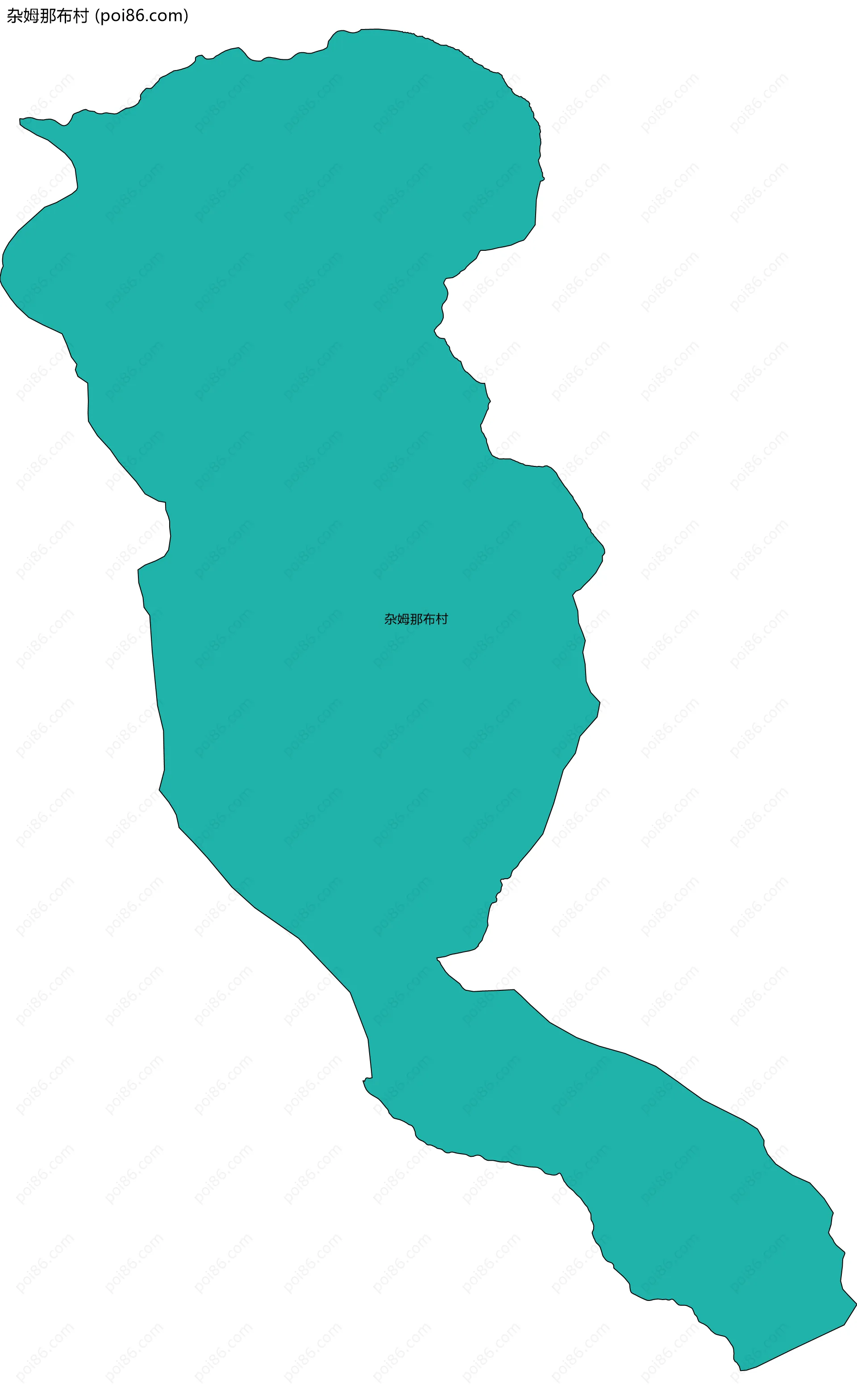 杂姆那布村边界地图