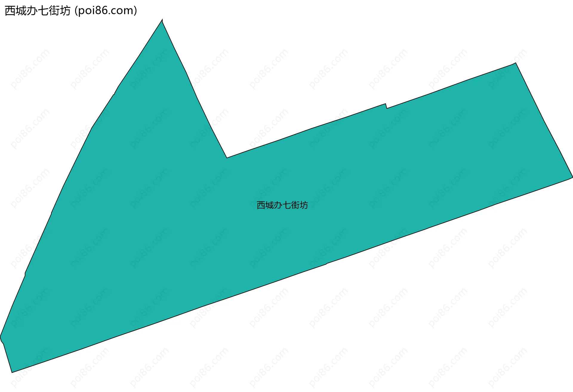 西城办七街坊边界地图