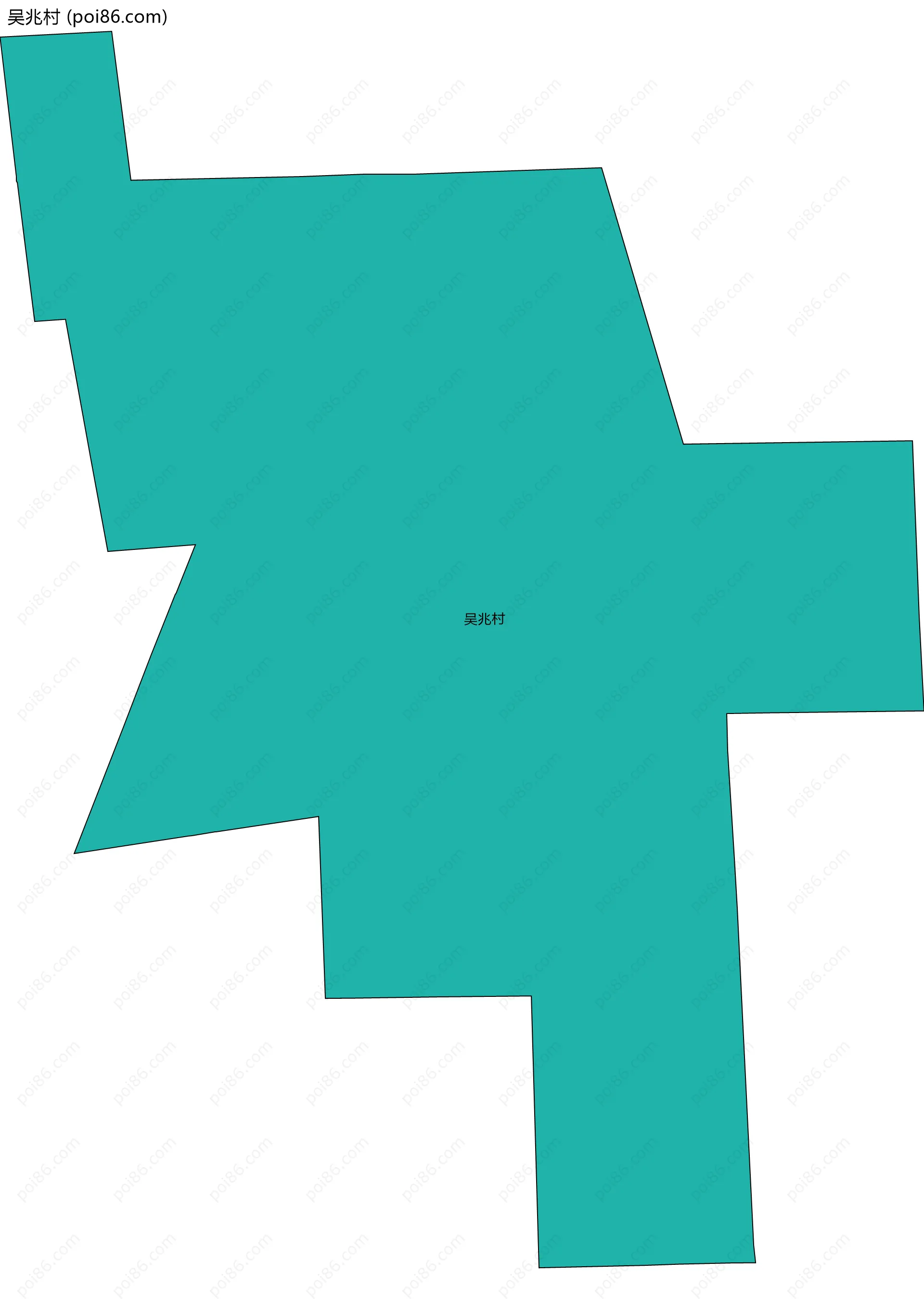 吴兆村边界地图