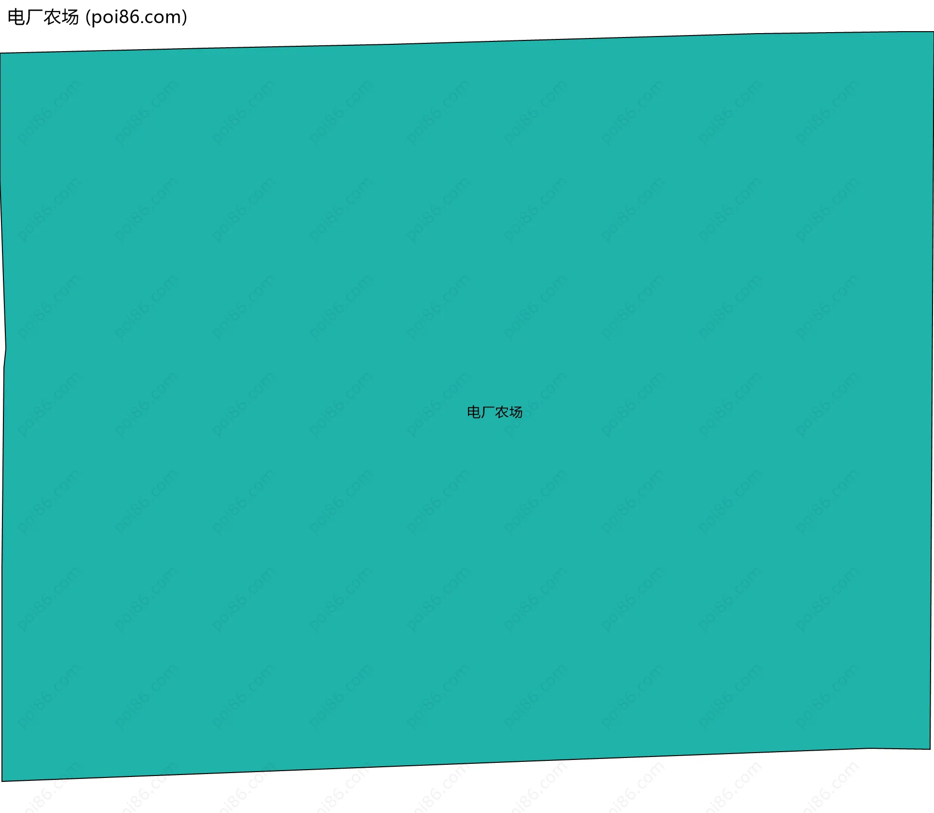 电厂农场边界地图