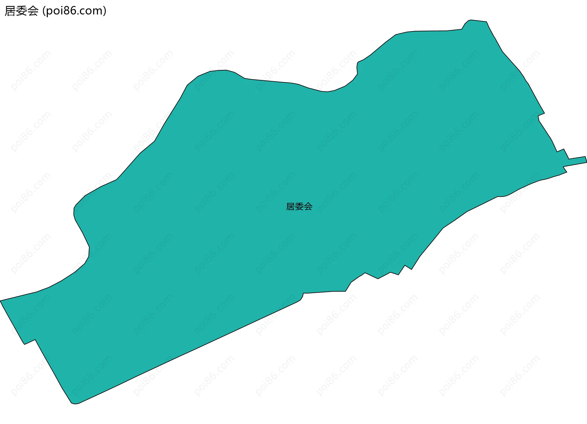 居委会边界地图