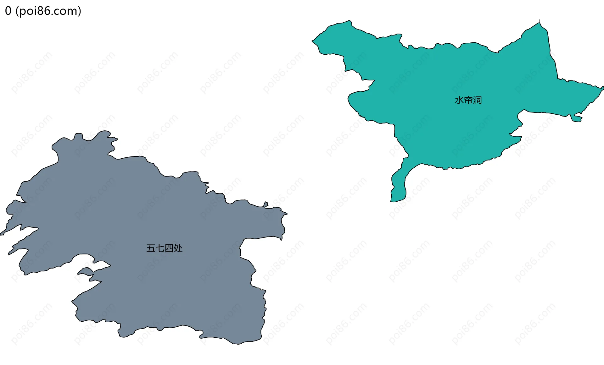 0边界地图(五级行政区划)