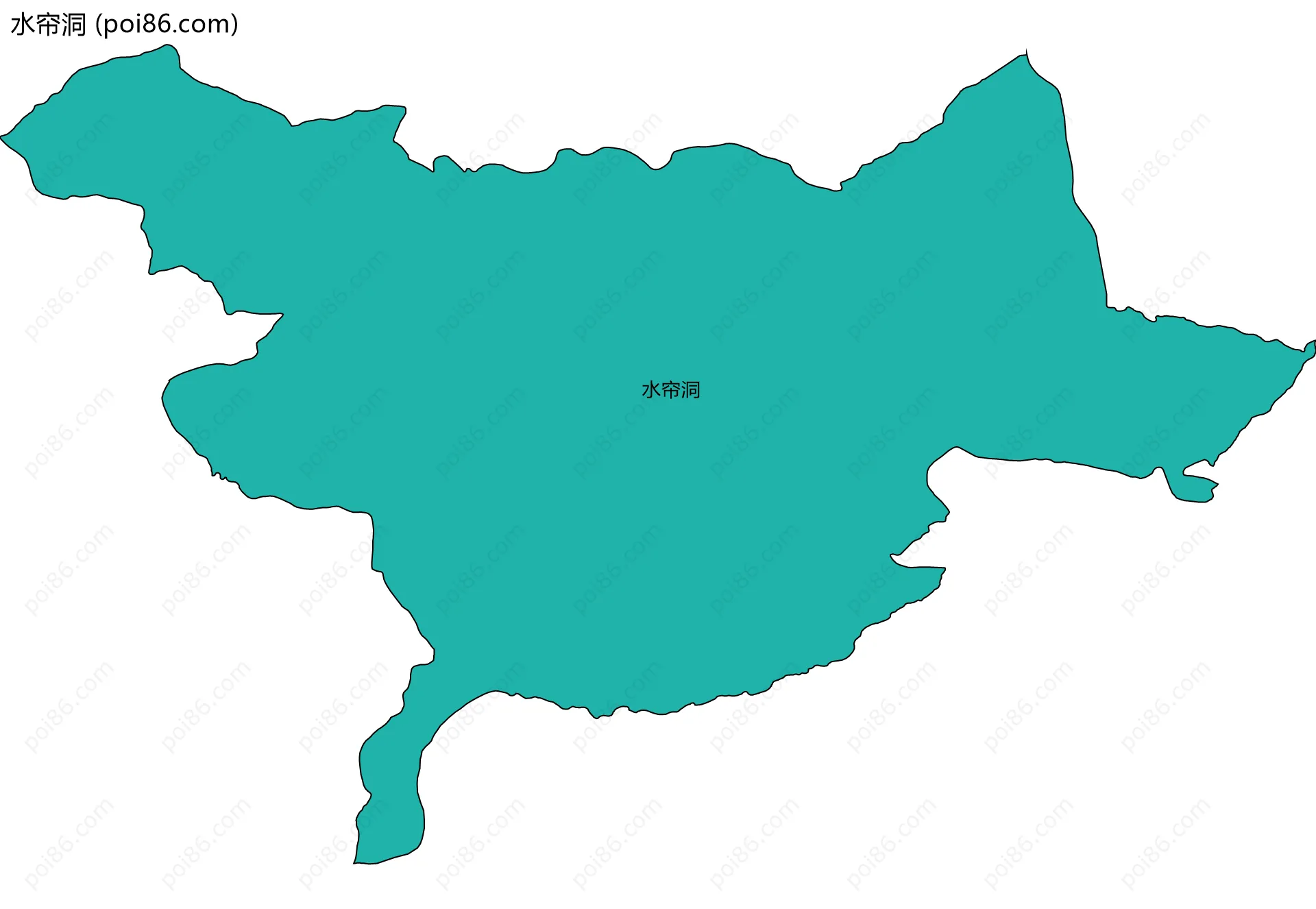 水帘洞边界地图