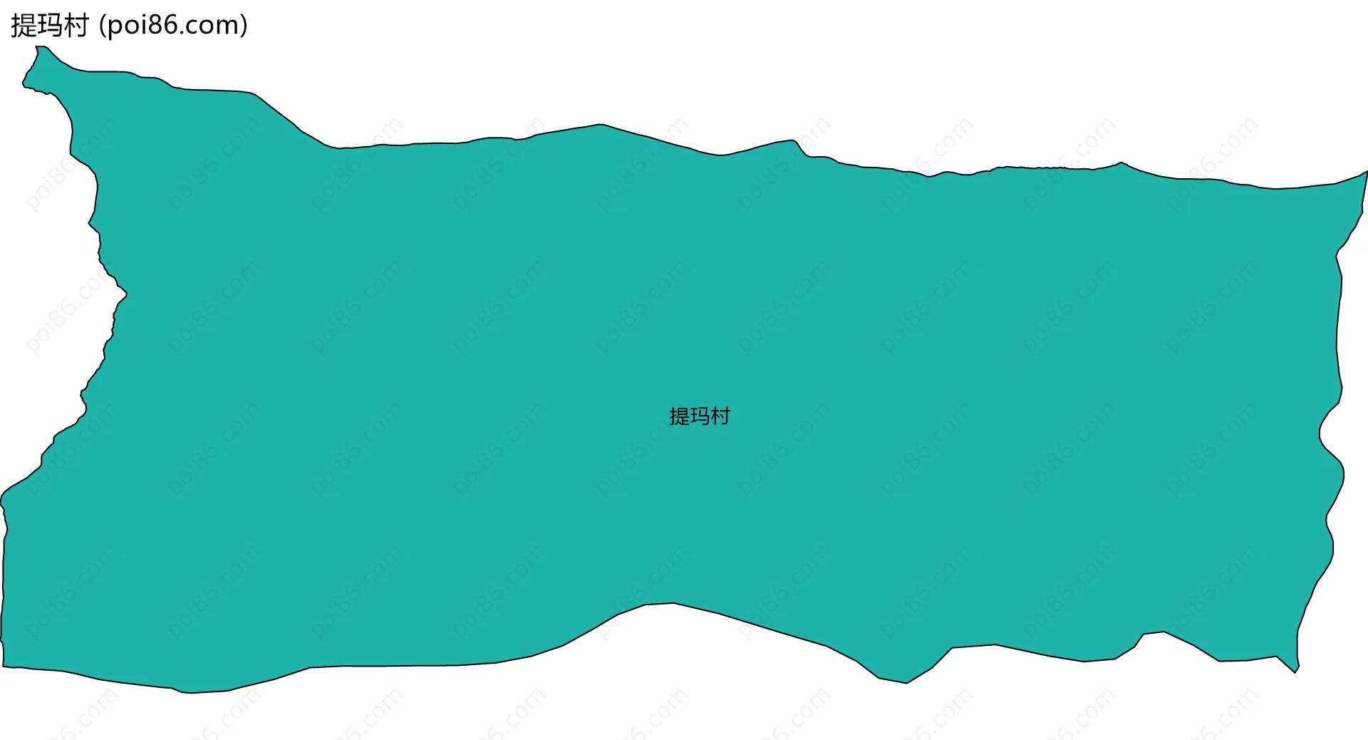 提玛村边界地图