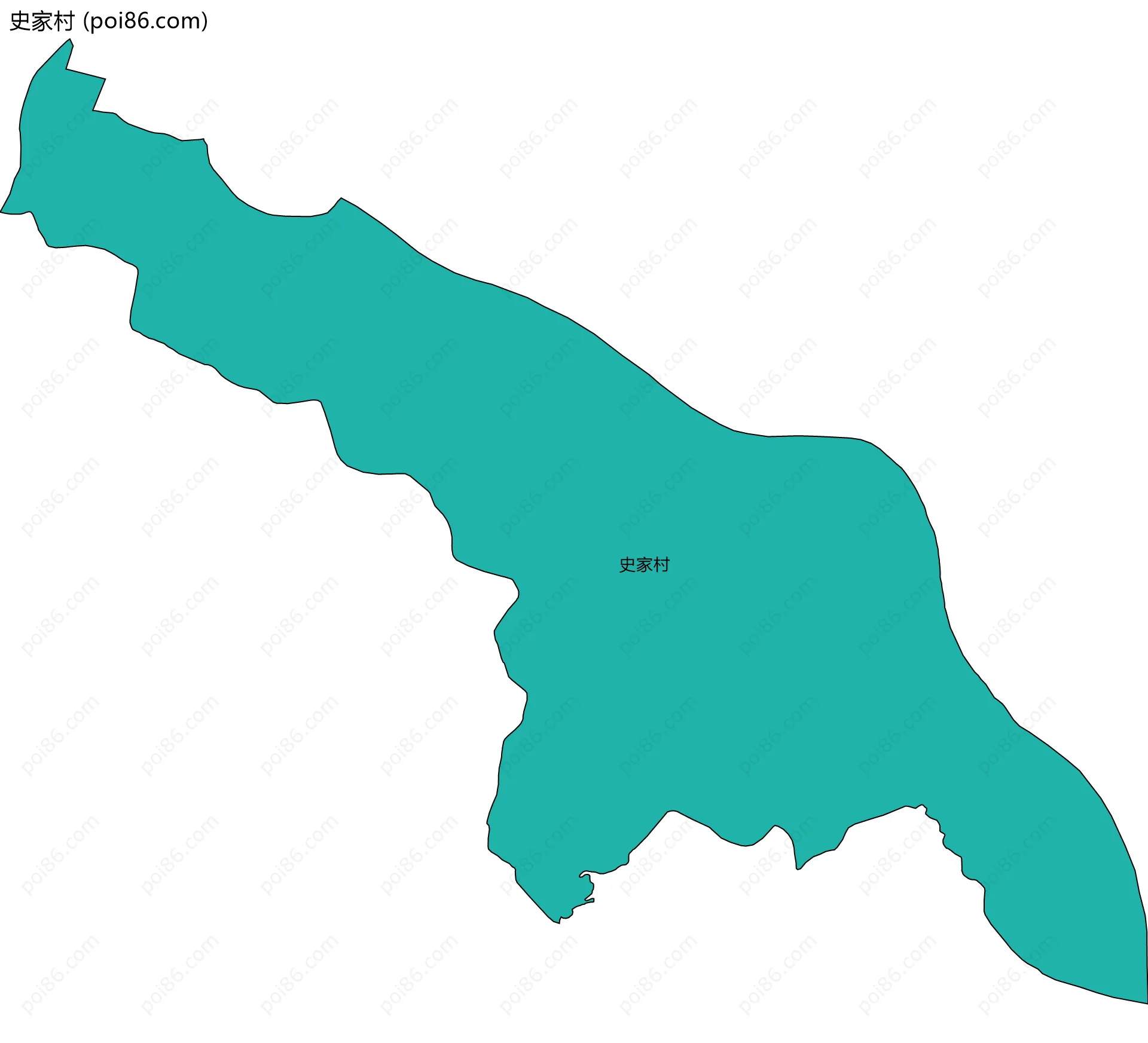 史家村边界地图