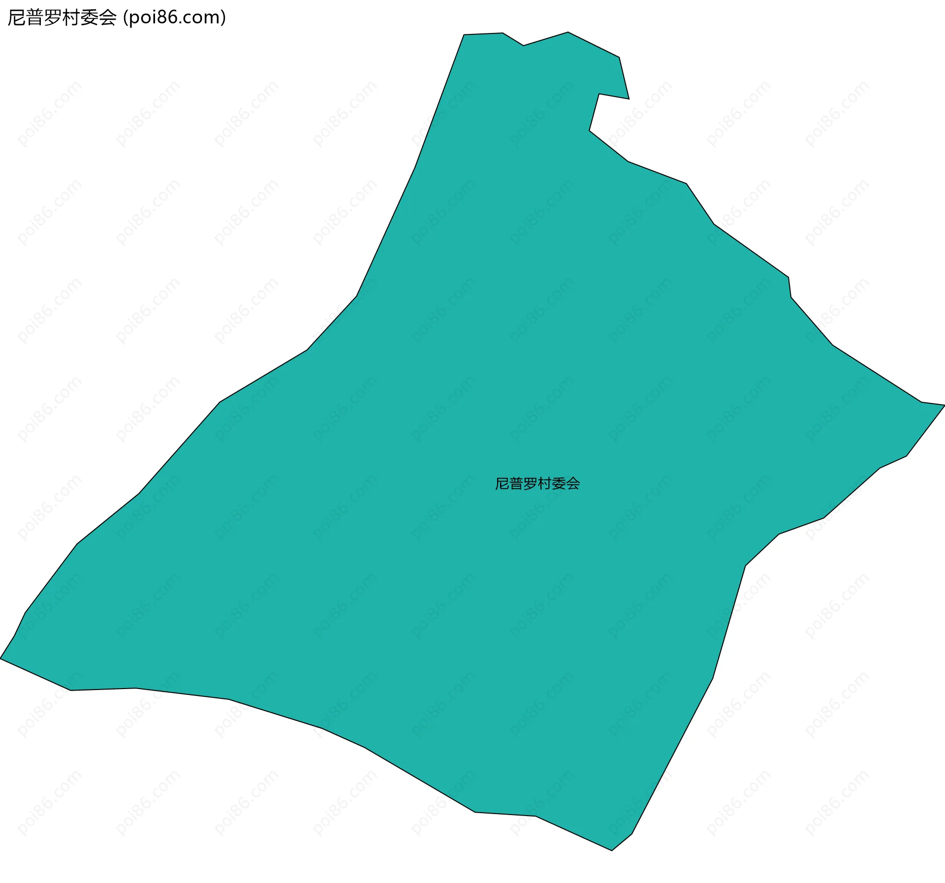 尼普罗村委会边界地图