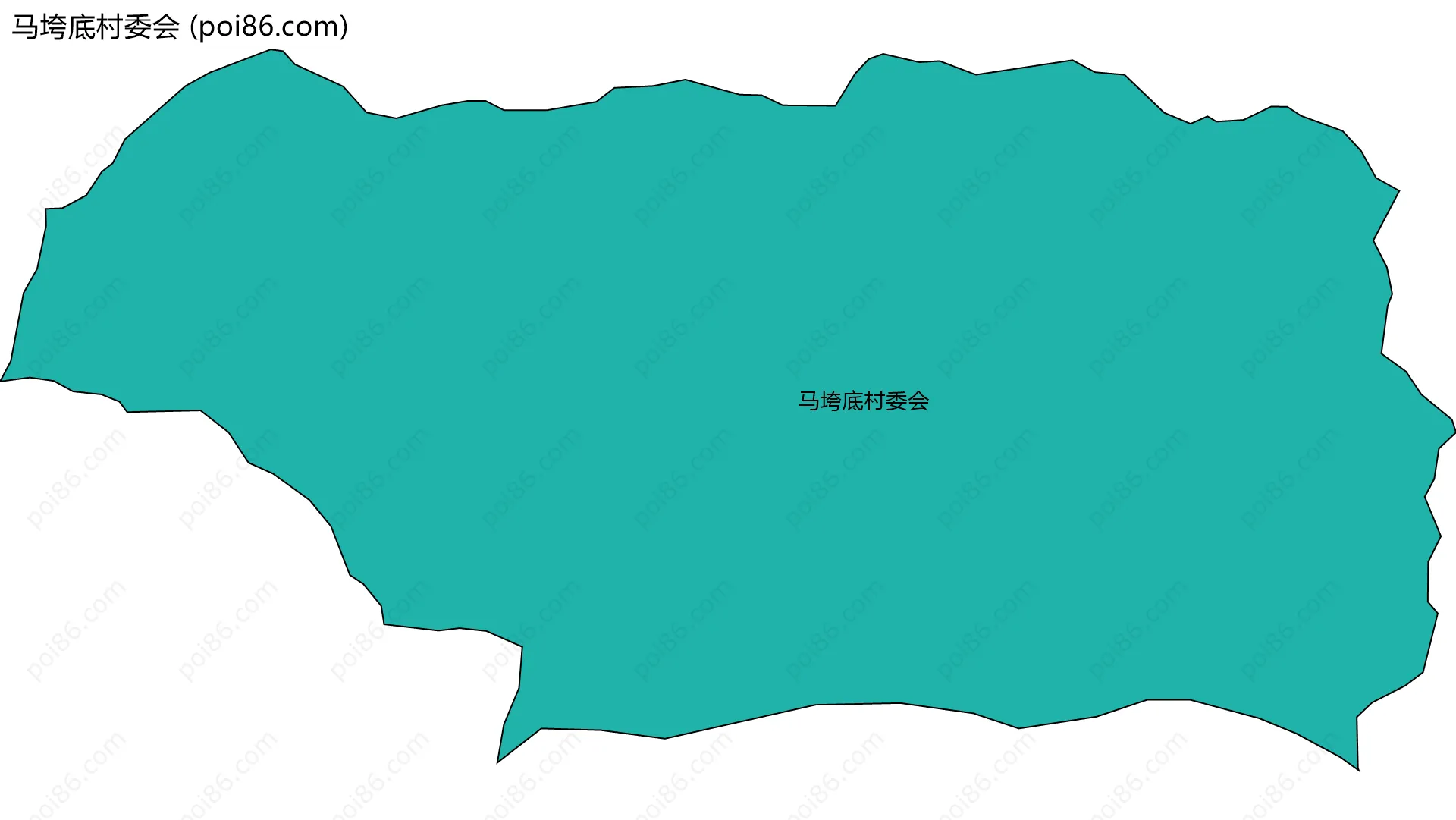 马垮底村委会边界地图
