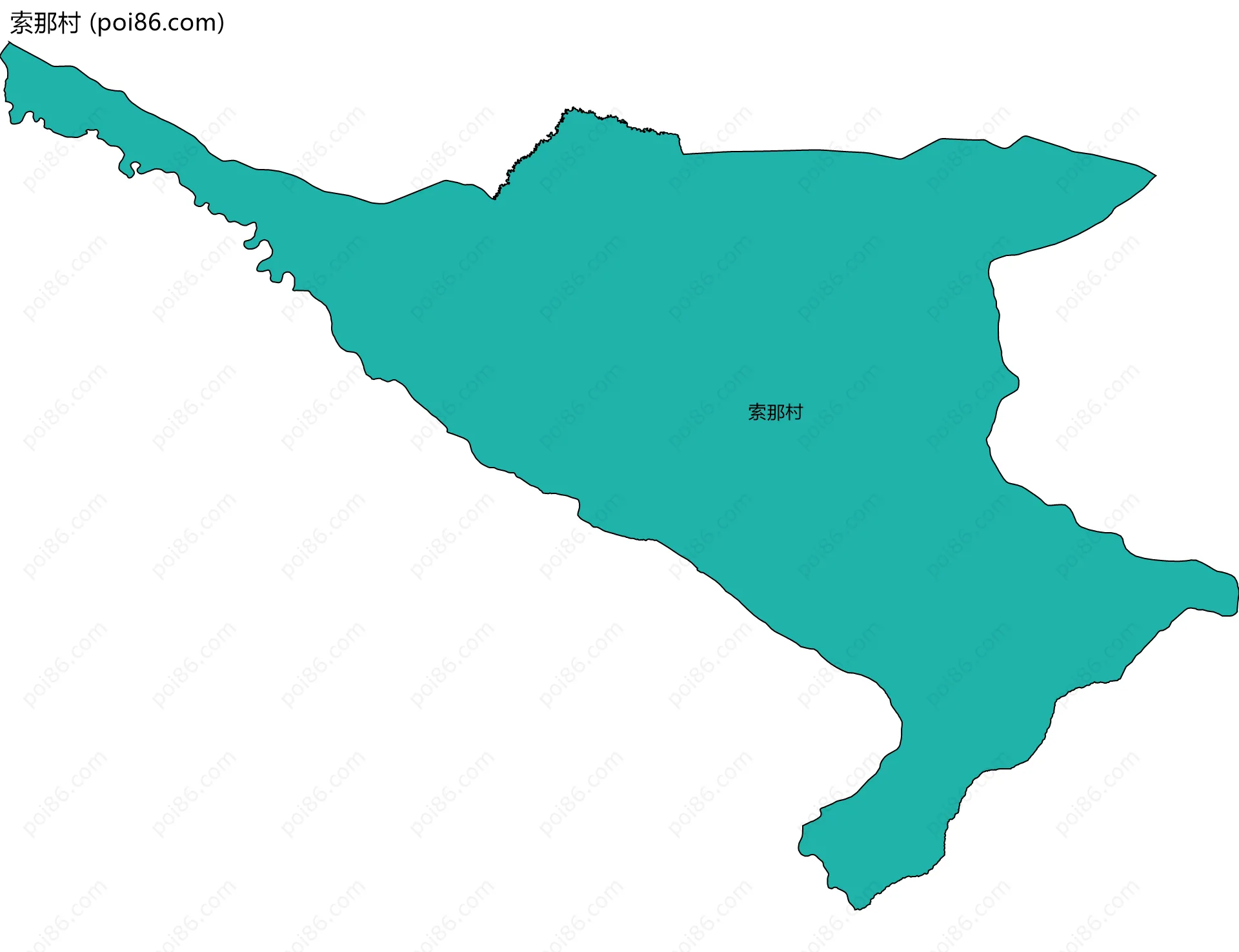 索那村边界地图